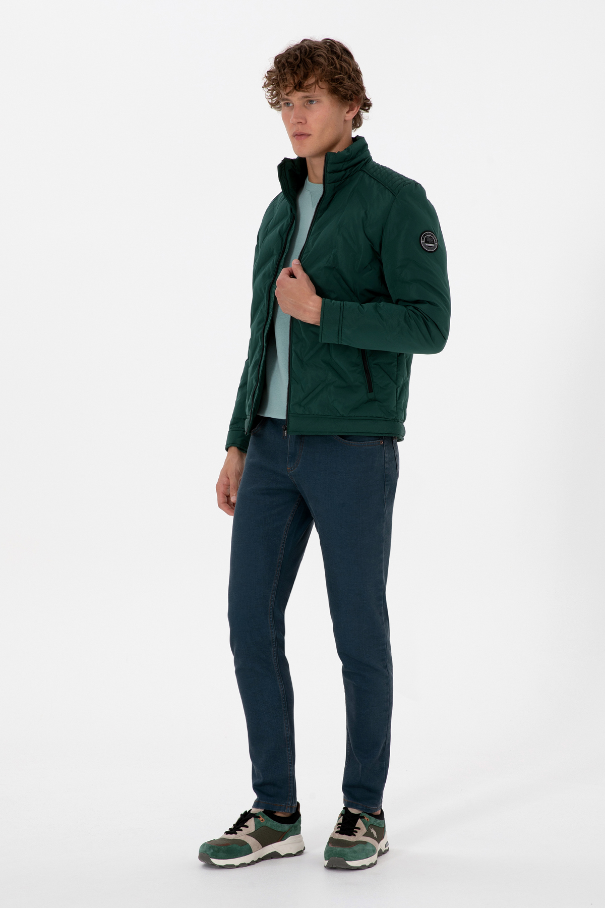 کاپشن مردانه یقه ایستاده | یو اس پولو U.S. Polo Assn. 1210719 CN - تصویر 4