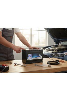 ACRBLUETECH BATTERY BLUETECH AKÜ 12V 72 AH 680A EN DEPOZİTO İADESİZ ÜRETİM YI...