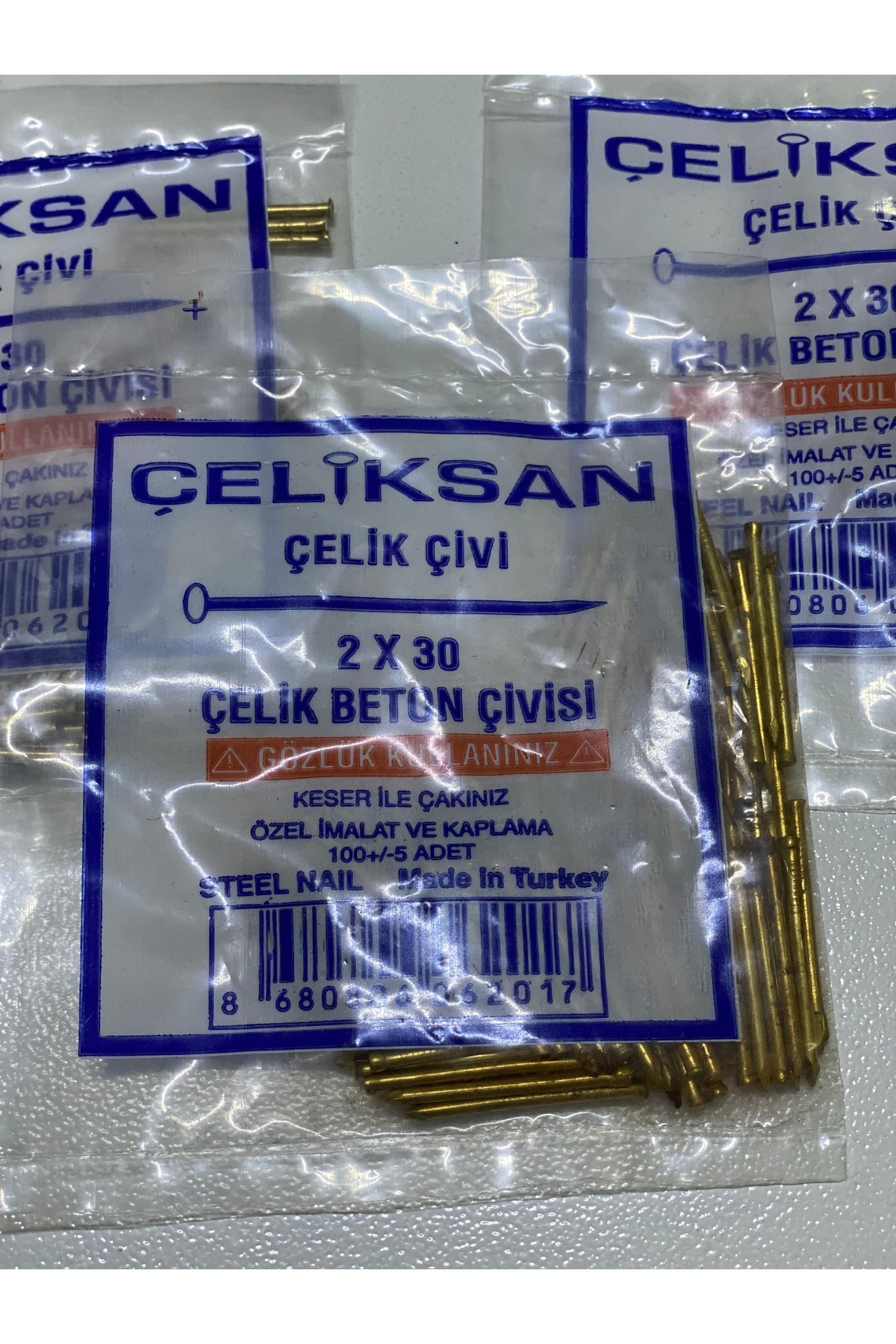 Çeliksan Çelik Beton Çivisi 2x30 100+/-5 adet