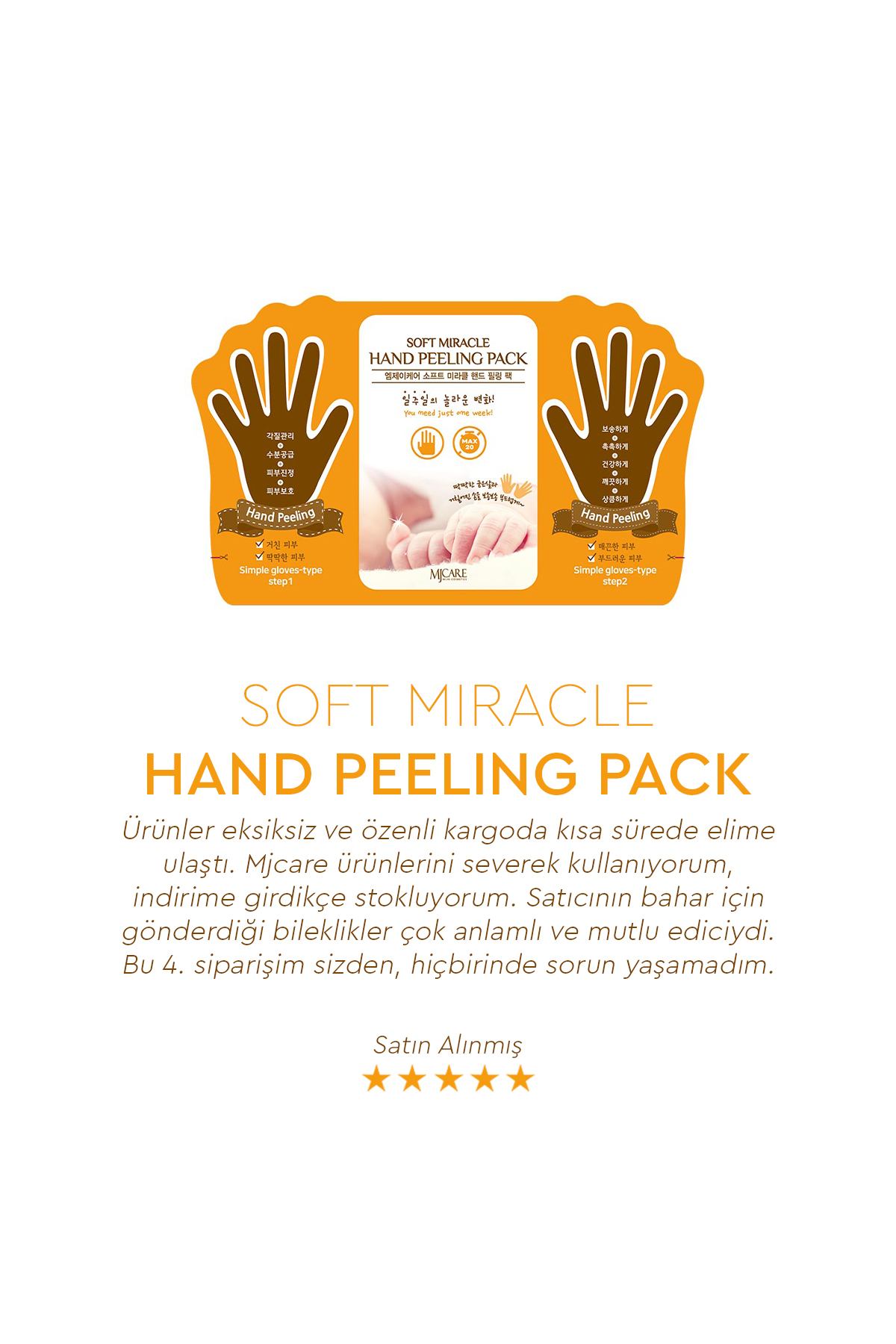Hand Peeling - Soyulan El Peeling Maskesi 3'lü — 1518123 — تصویر 6 از 6