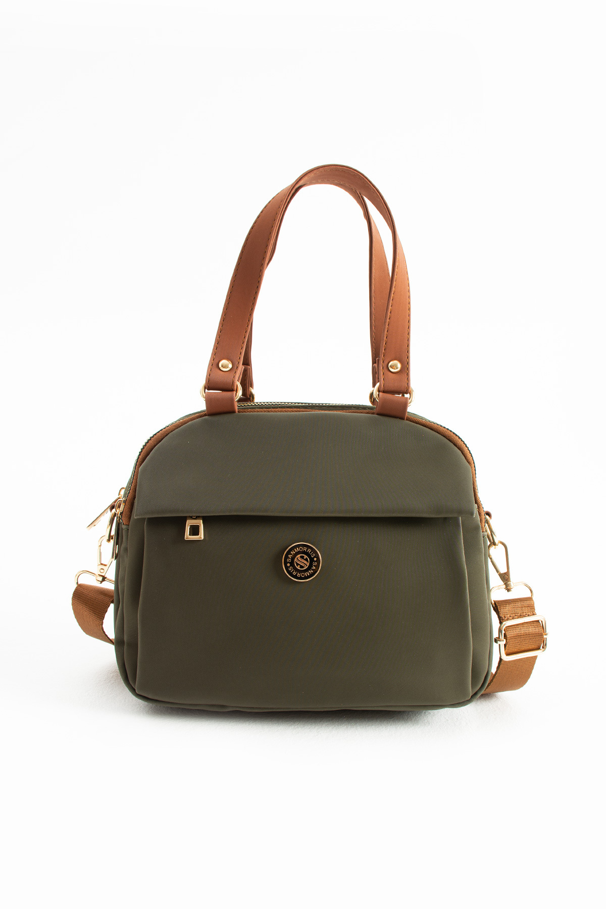 Women's Faux Leather Smart Casual Shoulder and Handbag with Adjustable Cross Strap