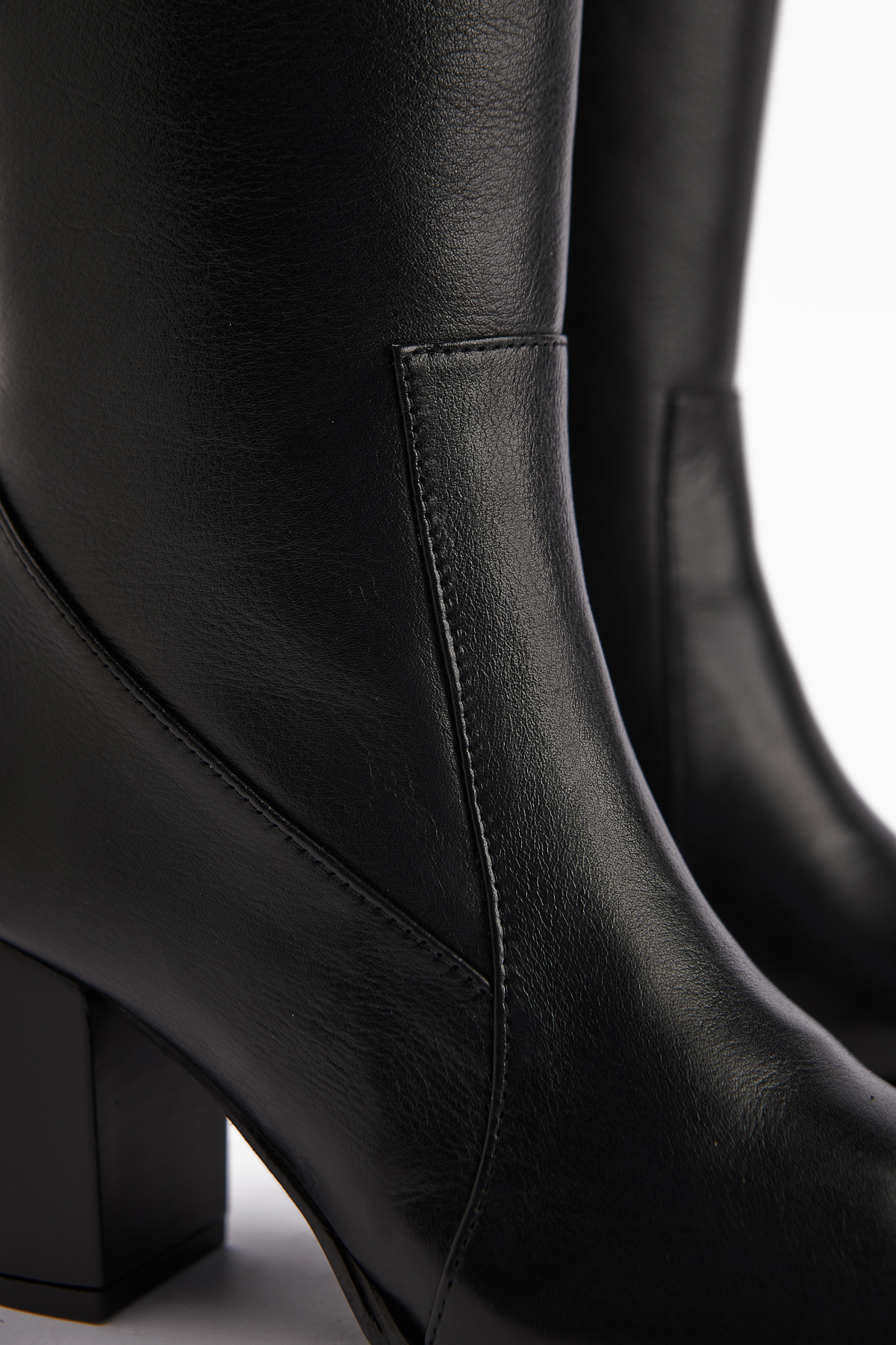 Limoya  Vilda Hakiki Deri Siyah Sivri Burunlu Kadın Çizme - Görsel 3