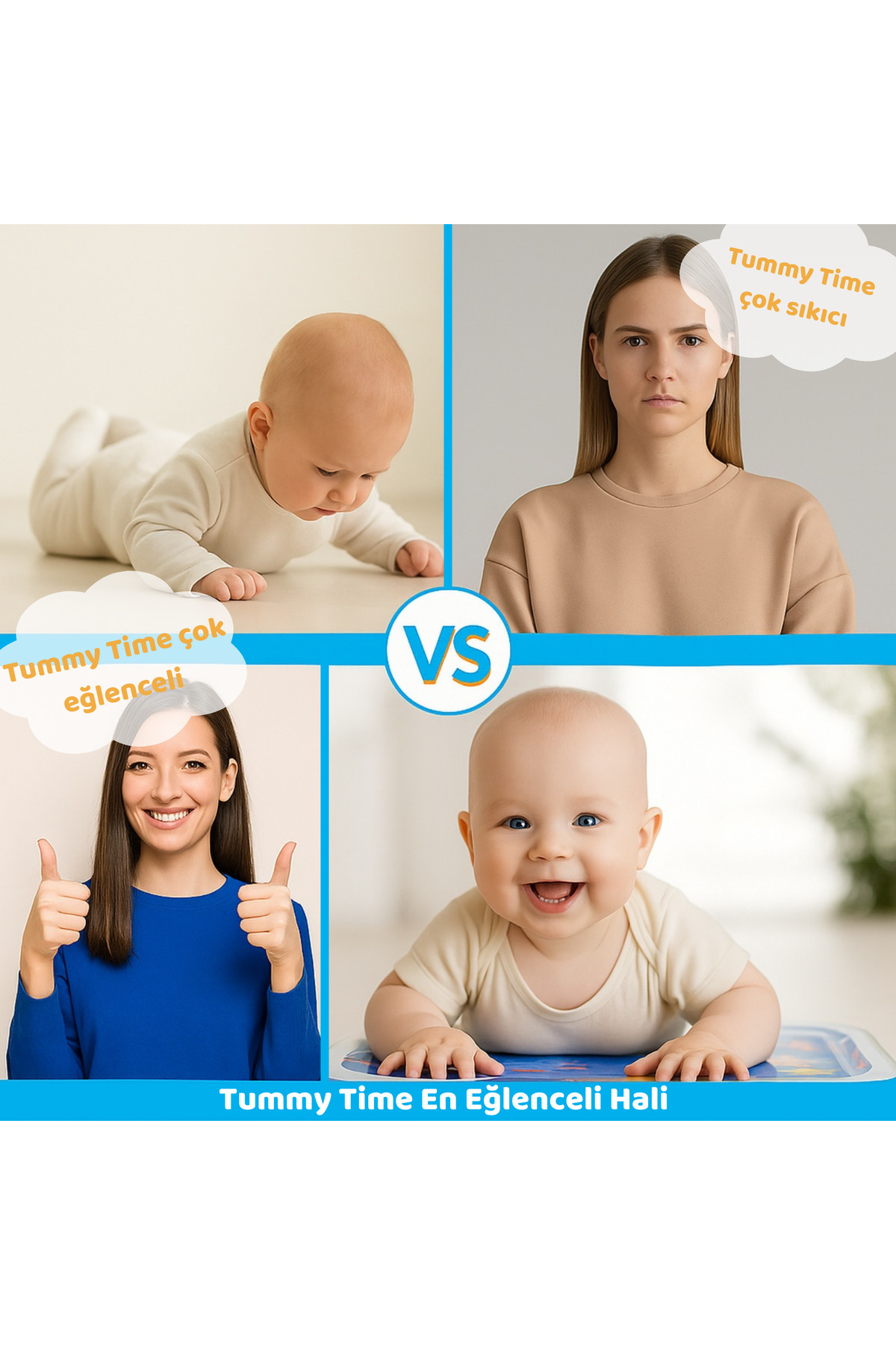 Sweden Baby Bebek Su Oyun Matı (Tummy Time) – Test Raporlu, Sızdırmaz ve BPA’sız fotoğrafı 5 (önizleme)