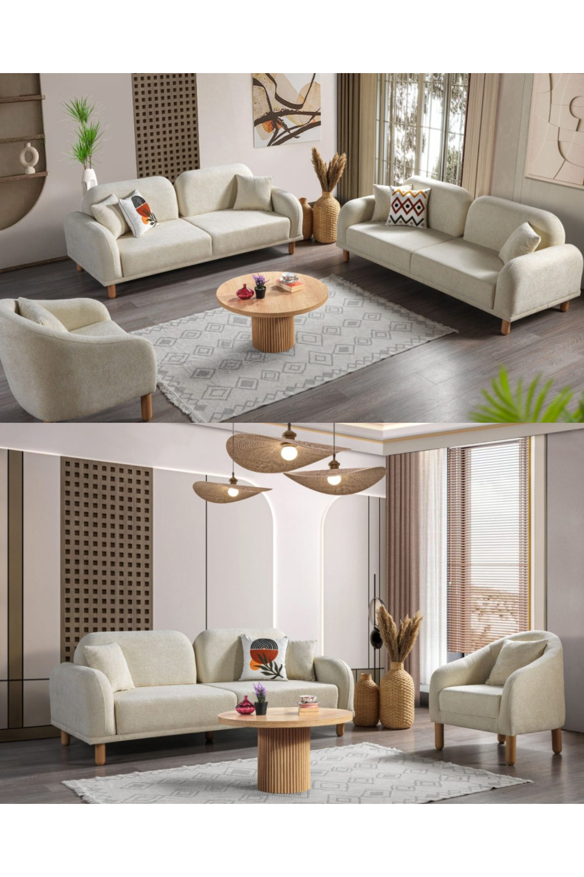 AKKA SOFA İNEGÖL Bohem Koltuk Takımı %100 Gürgen 3-3-1 - Fiyatı, Yorumları