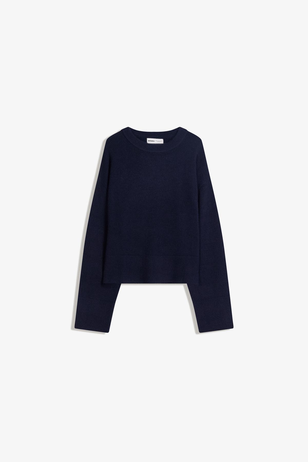 Bershka  Oversize rib altı kazak - Görsel 2