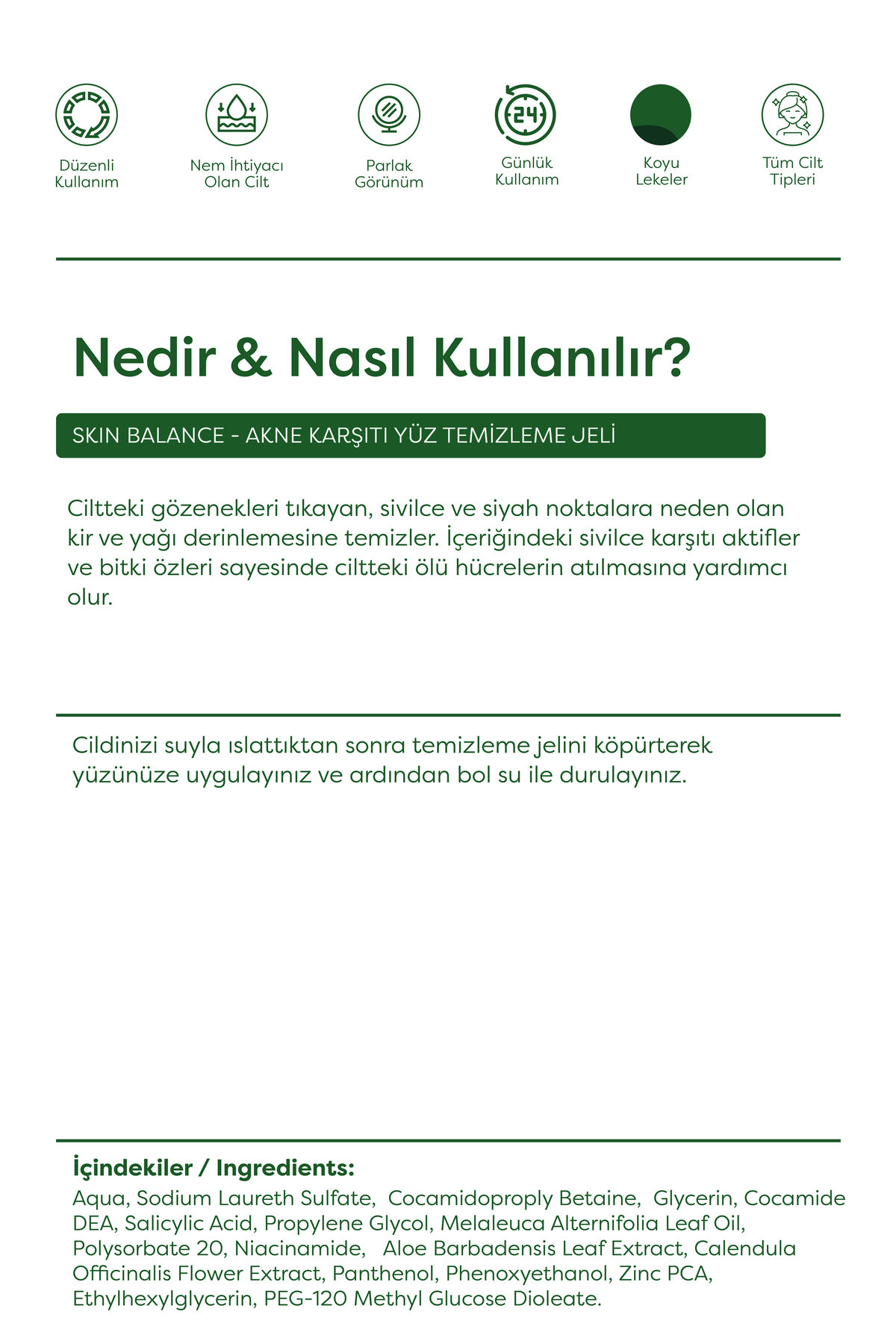 SKIN BALANCE AKNE KARŞITI YIKAMA JELİ 500 ML — 20251007 — تصویر 3 از 3