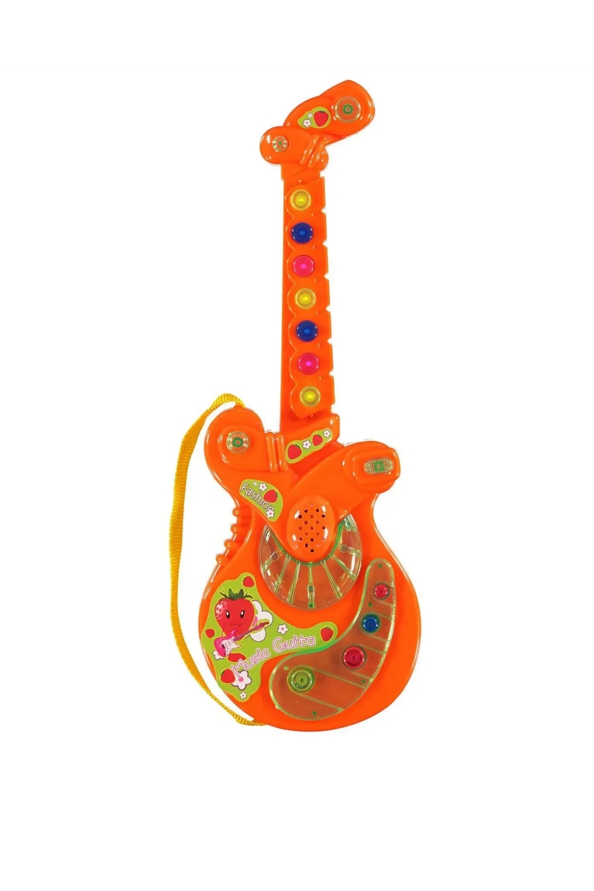 CharmPlay Müzikli Gitar Oyuncak Çocuklar İçin Işıklı ve Sesli Eğitici Gitar Harika Eğlence Seçeneği fotoğrafı 3 (önizleme)