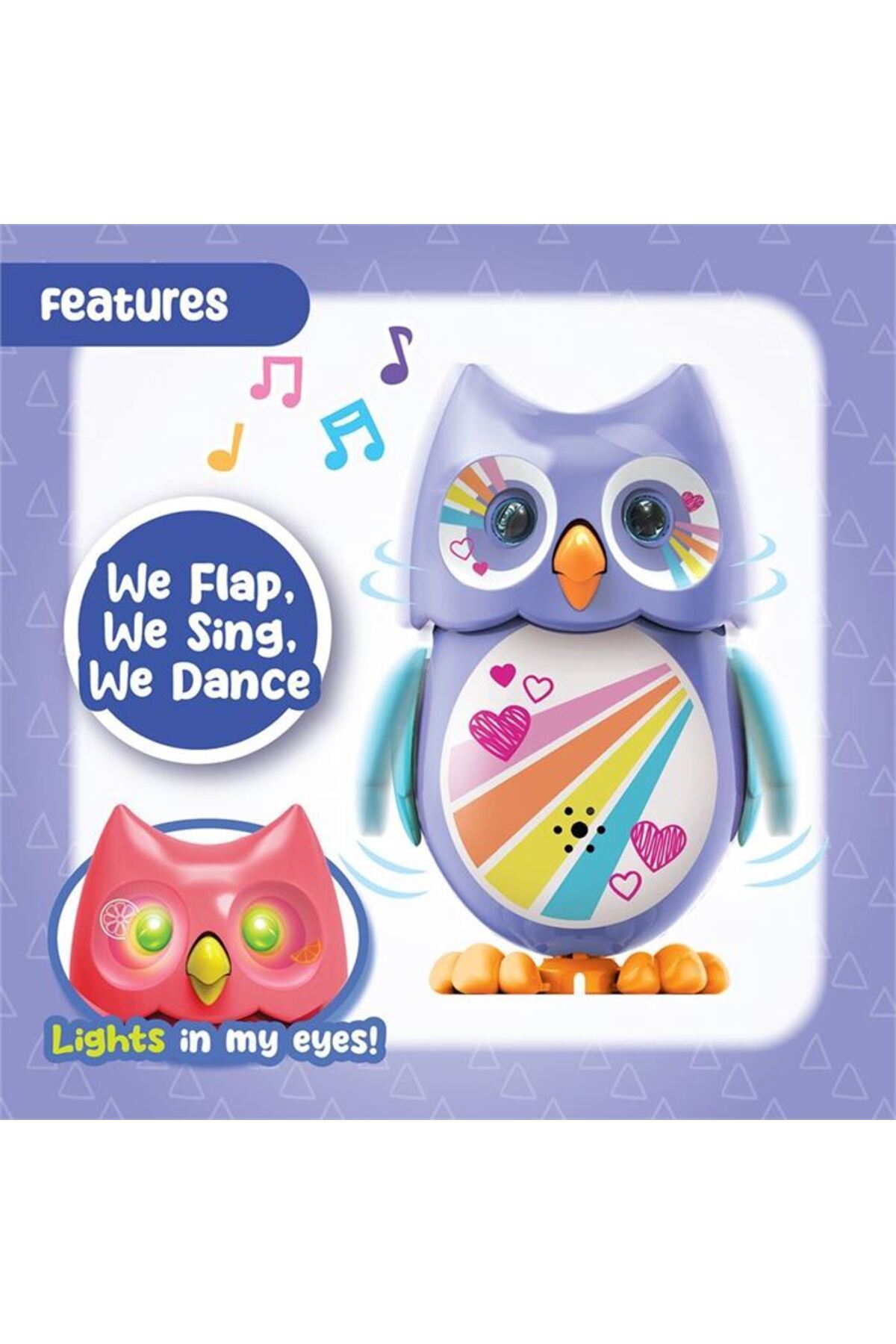 مینی هوت جغد بامزه صورتی