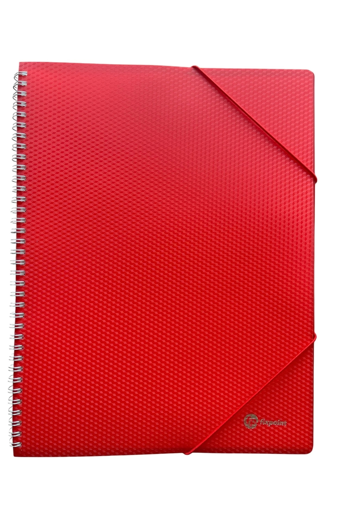 FixPoint Spiralli Sunum Dosyası 20 Yaprak, Kırmızı