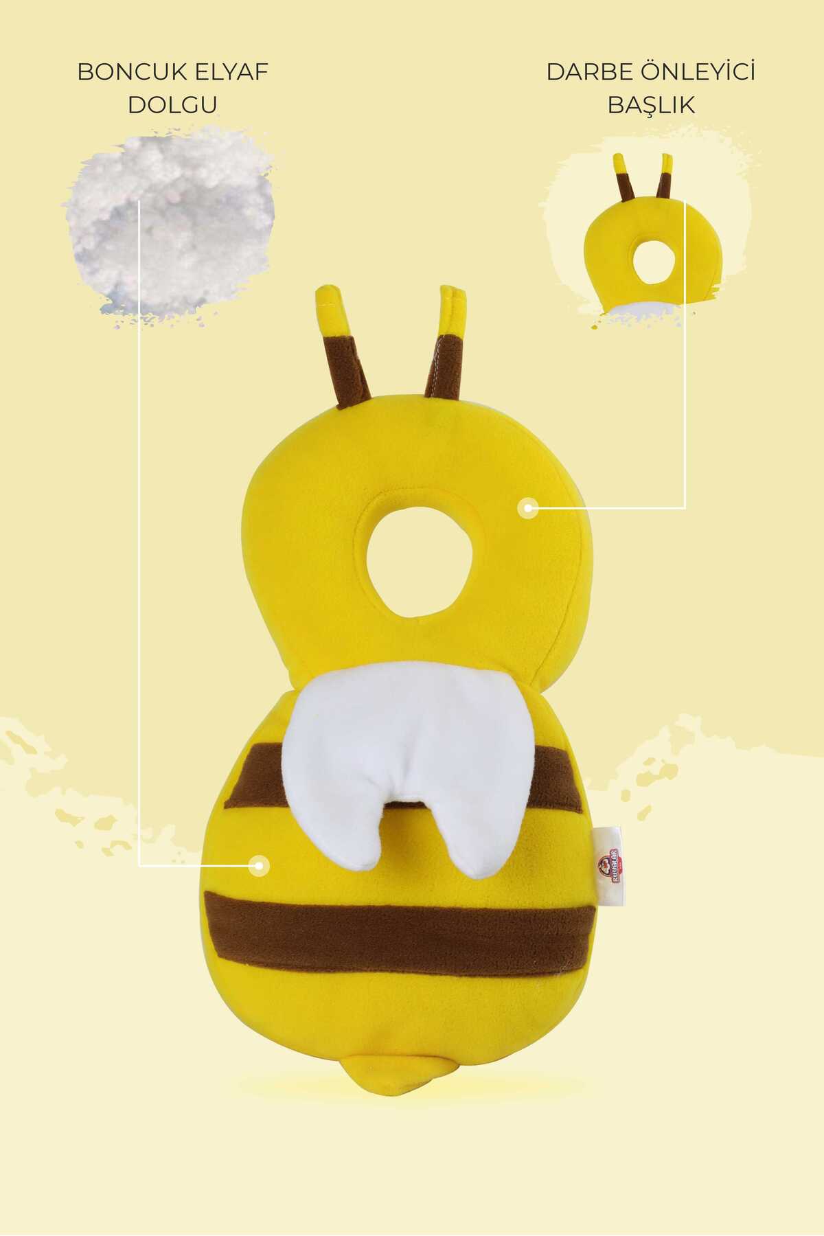 Umaybebek Bebek kafa koruma yastığı, İlk adım yastığı, Koruyucu yastık fotoğrafı 2 (önizleme)