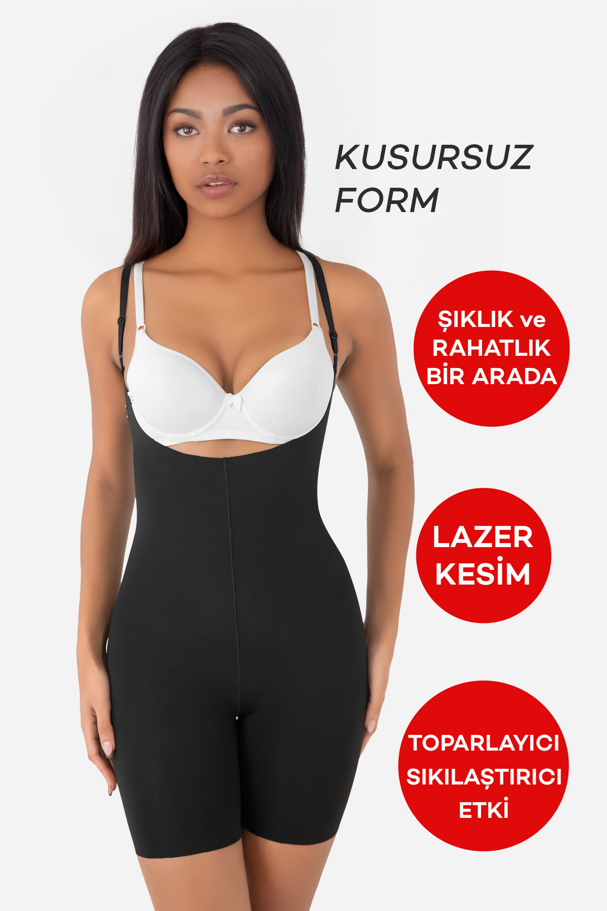 ALEXANDER HUD İki Beden Kadın Atlet Korse Göğüs Göbek Bel Toparlayıcı Sıkılaştırıcı Şekillendirici