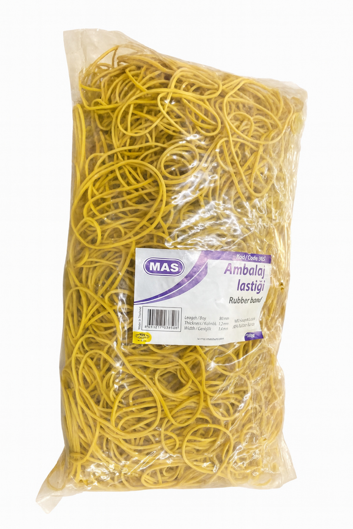 Venino %80 Kauçuk Paket Lastiği (Ambalaj Lastiği) 500 Gram