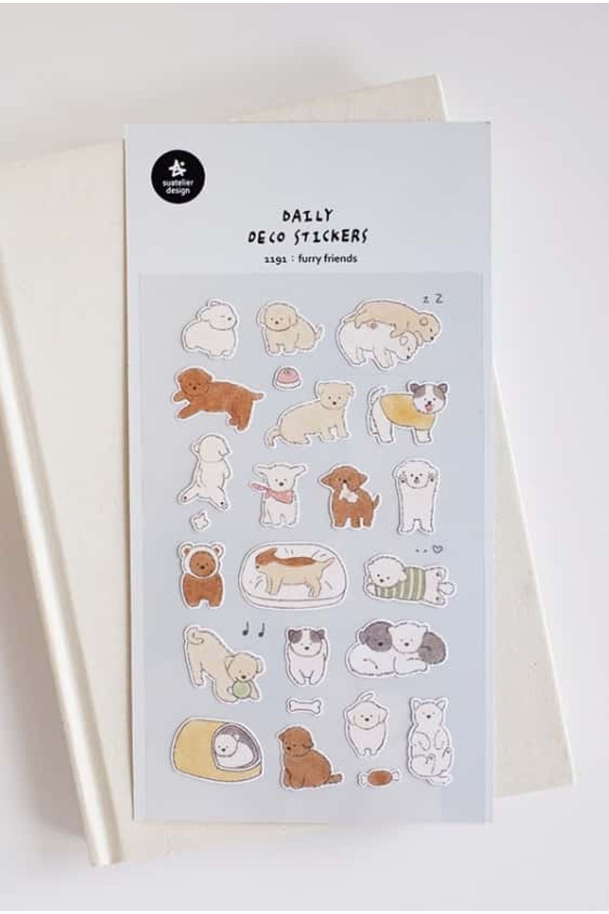 suatelier Kore Design Sticker Çıkartma - 1191 furry friends
