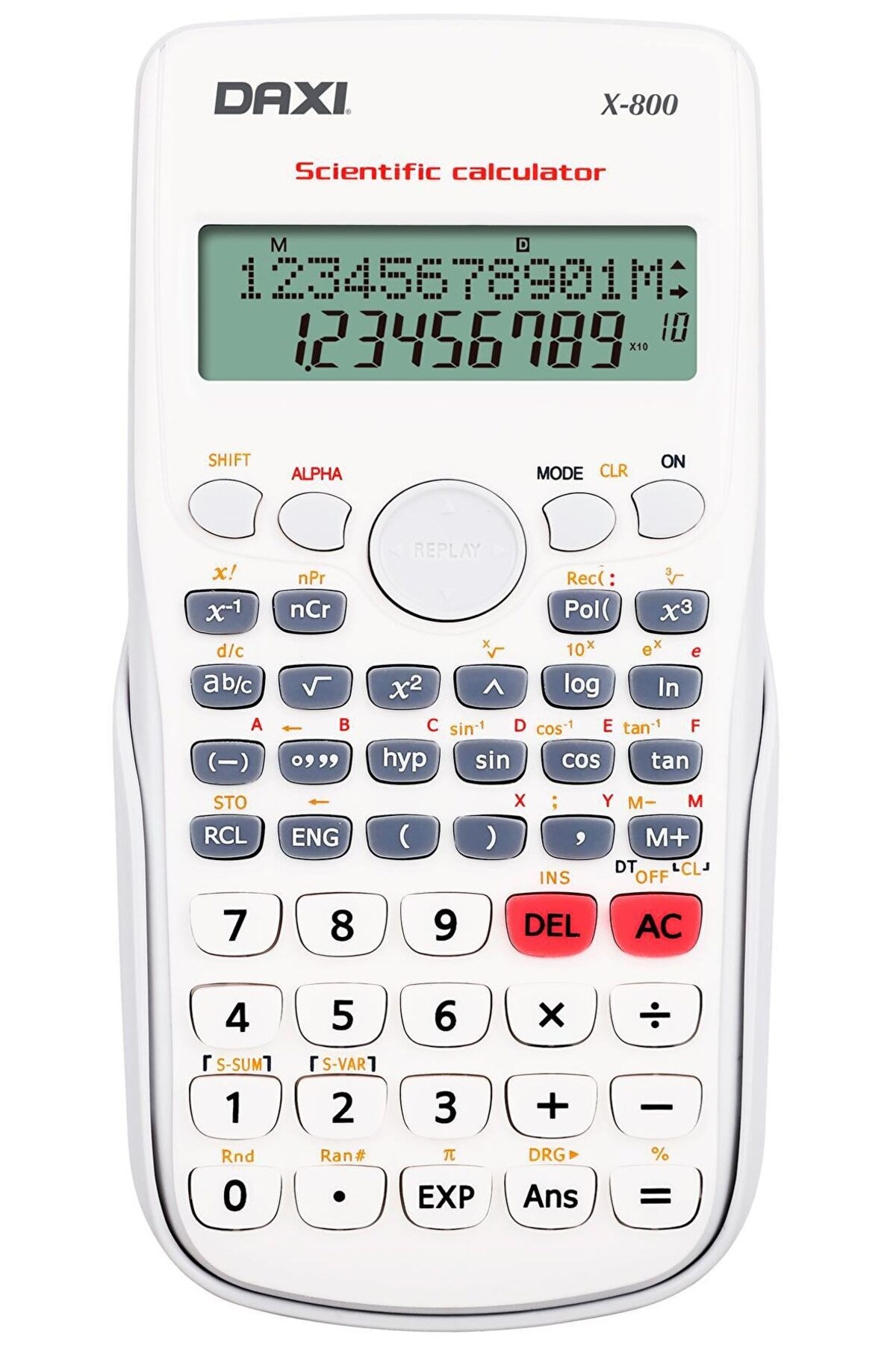 umitaksoy X-800 Bilimsel Hesap Makinesi 240 Fonksiyon Beyaz
