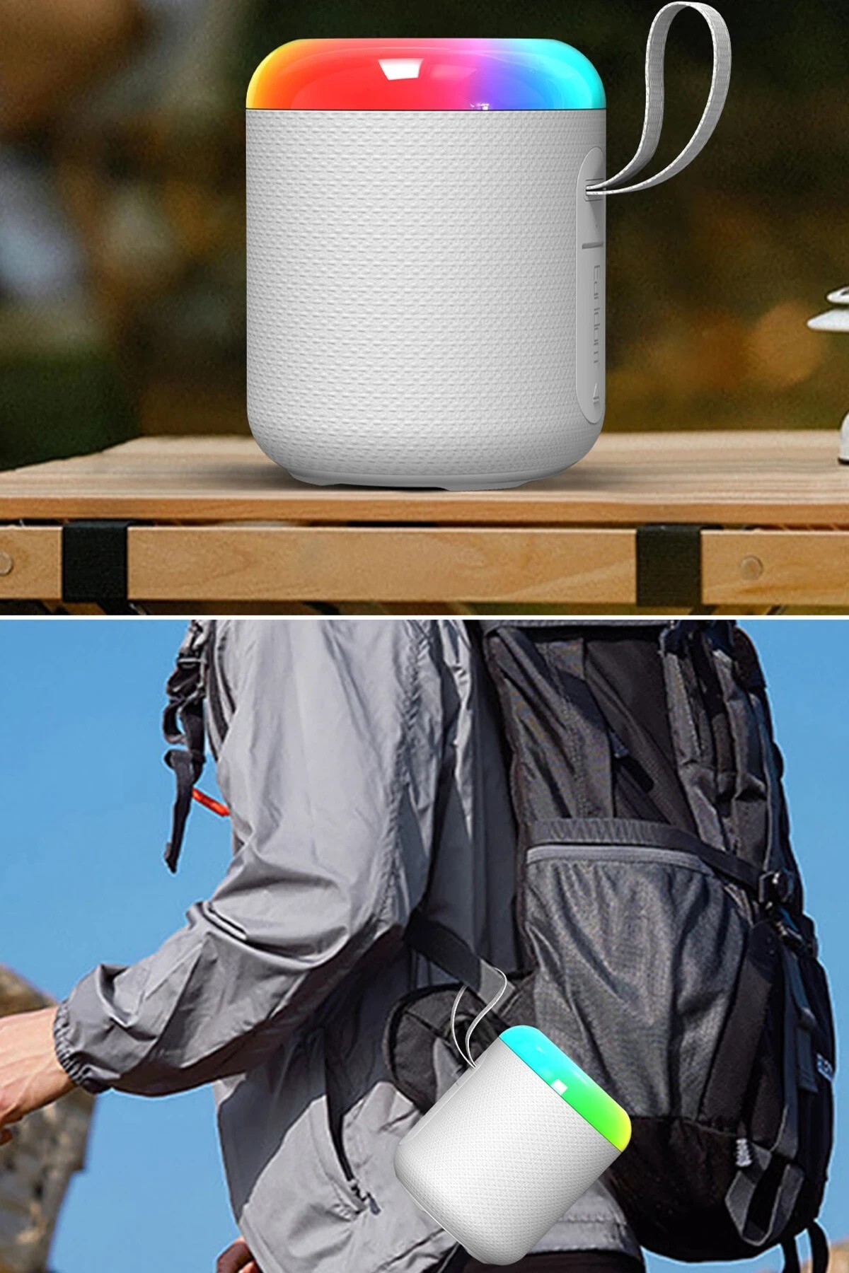 Resim No7tech Earldom A38 RGB Işıklı Süper Bass BT 5.3 Kablosuz Hoparlör 