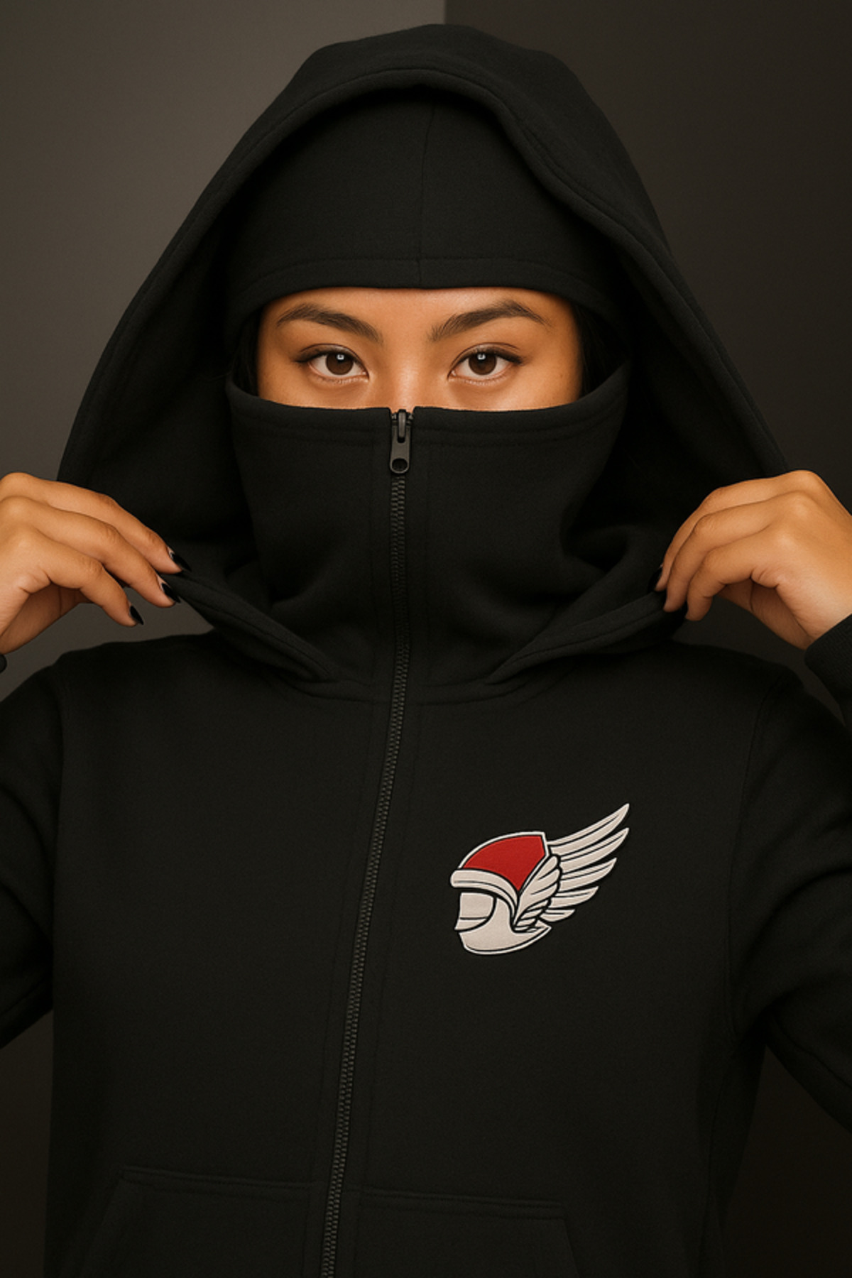 Genel Markalar Maskeli Oversize Kapüşonlu (baskılı)78 görsel 3