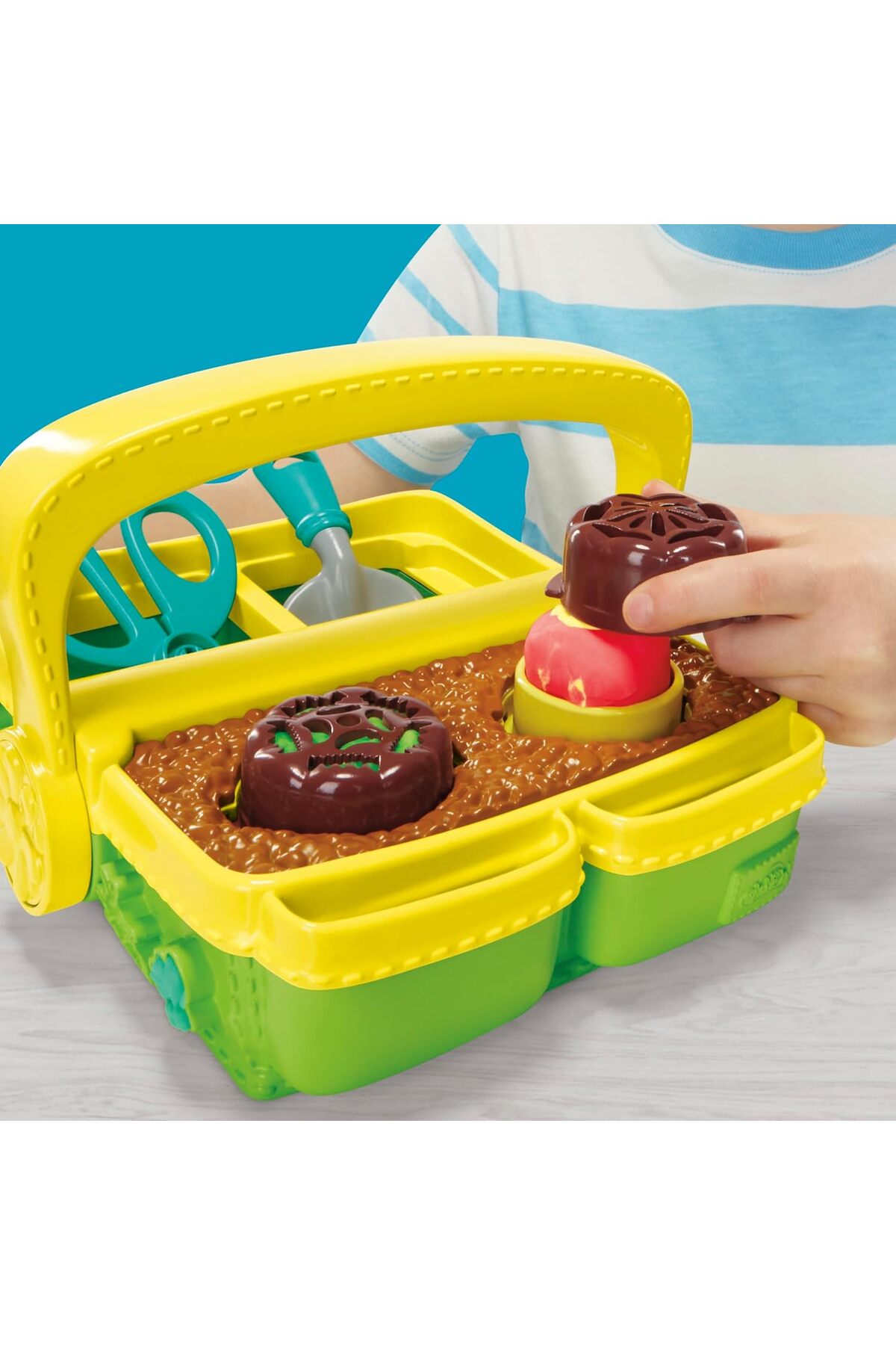 پلی-دو مجموعه بازی گیاهشناسی گلهای رنگارنگ