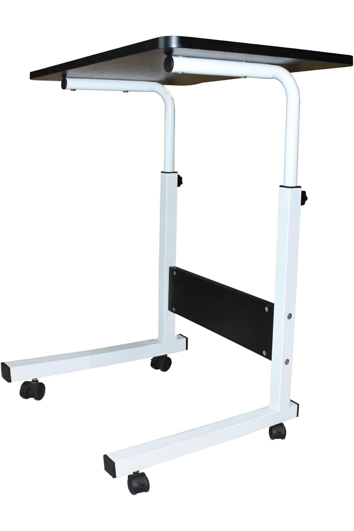 🖥️ طاولة لاب توب قابلة للتعديل 90×40×60 سم – لون اسود في ابيض مع عجلات للسرير والأريكة,مكتب لابتوب
