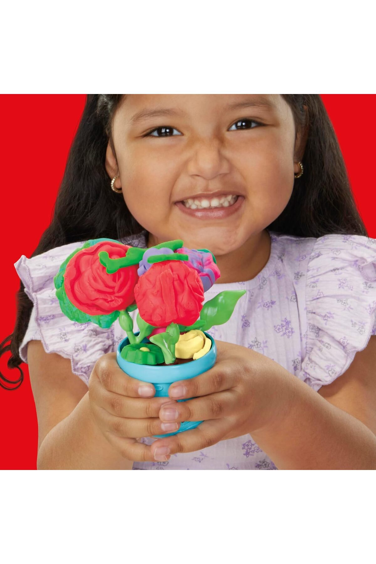 پلی-دو مجموعه بازی گیاهشناسی گلهای رنگارنگ