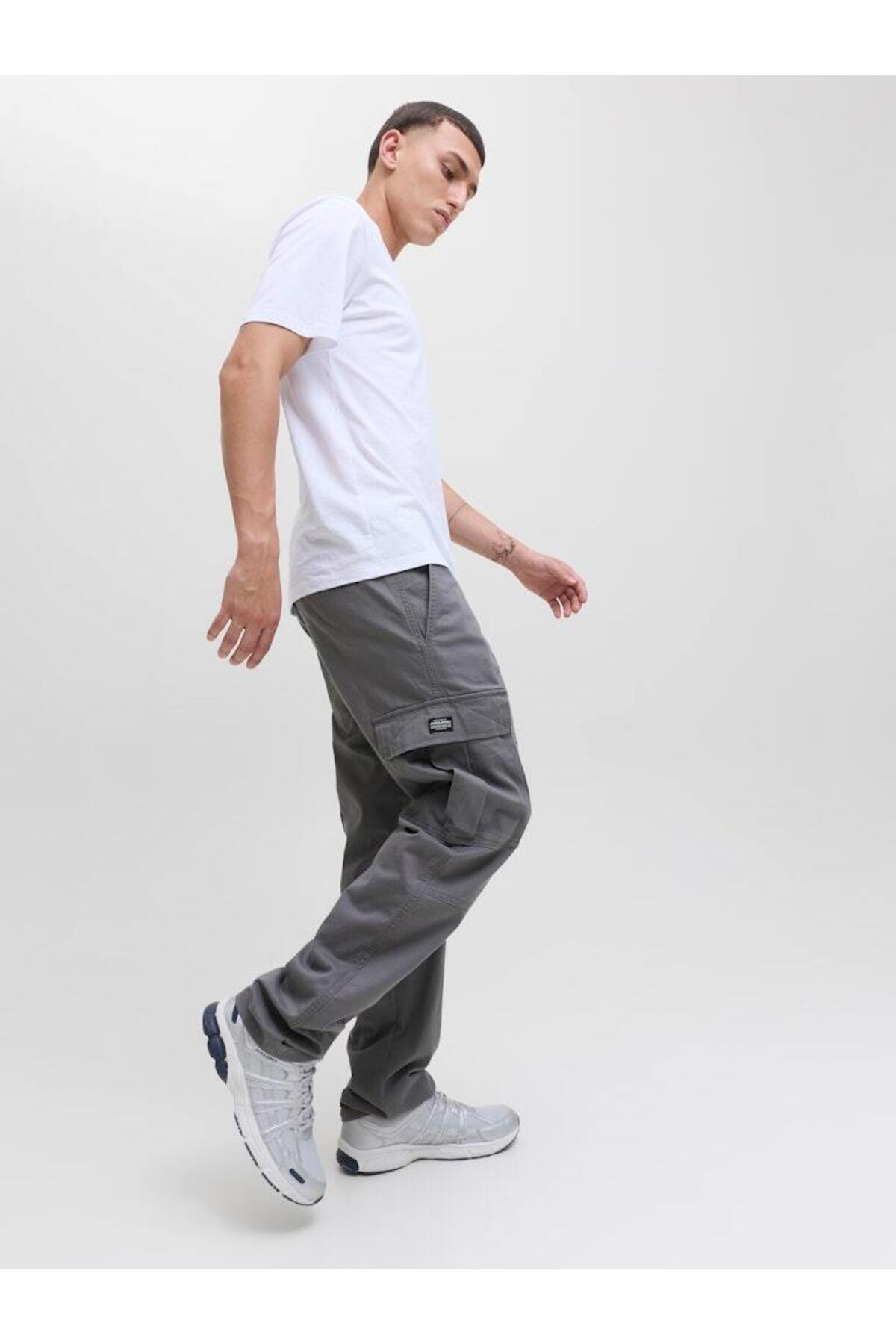 شلوار مردانه راسته کمربند دار | جک اند جونز Jack & Jones TYCD66AD904FA27B16B31D900 - تصویر 7