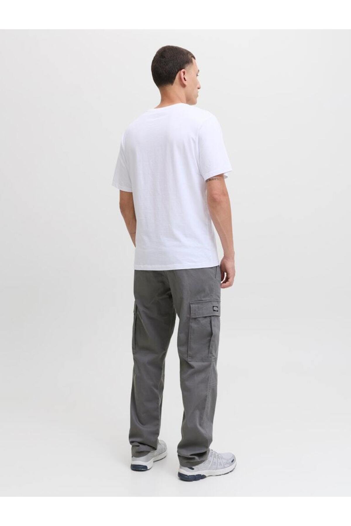 شلوار مردانه راسته کمربند دار | جک اند جونز Jack & Jones TYCD66AD904FA27B16B31D900 - تصویر 4