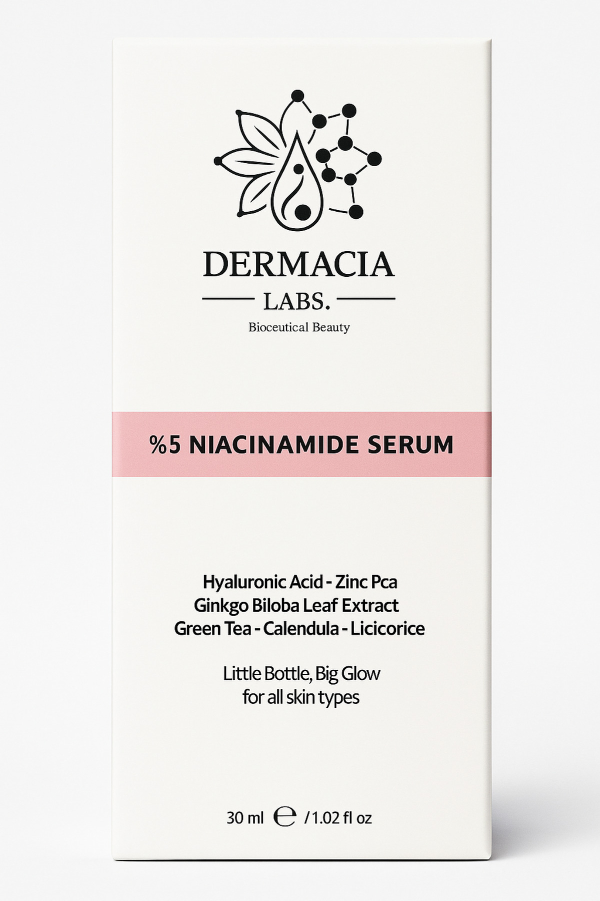 %5 Niacinamide Serum 30 ml, Siyah Nokta ve Gözenek Karşıtı, Zinc Pca, Hyaluronik Asit, Ginkgo Biloba — DL-NIA30 — تصویر 2 از 3