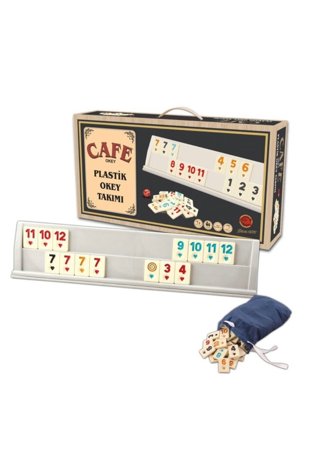 BULUT Cafe plastik okey takımı