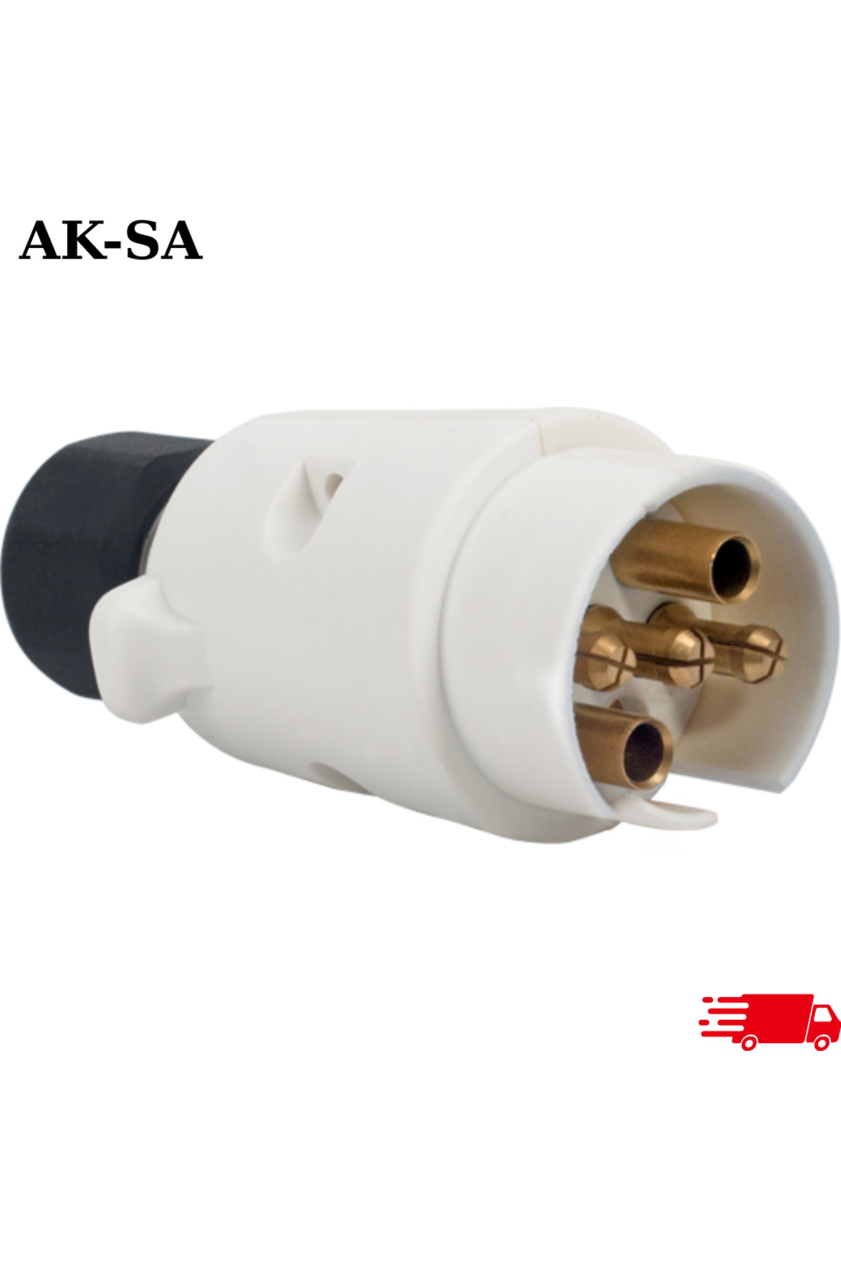 AK-SA GROUP 5'Lİ S TİPİ PLASTİK TRAKTÖR RÖMORK FİŞİ (VİDALI)