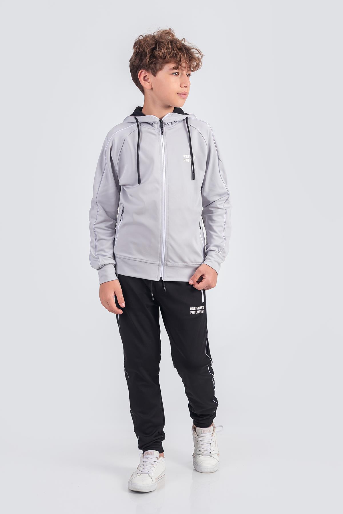 پینا کیدز ست لباس ورزشی بچه‌گانه پارچه‌ای اسکوبا مدل ESF1725Y با پتانسیل نامحدود