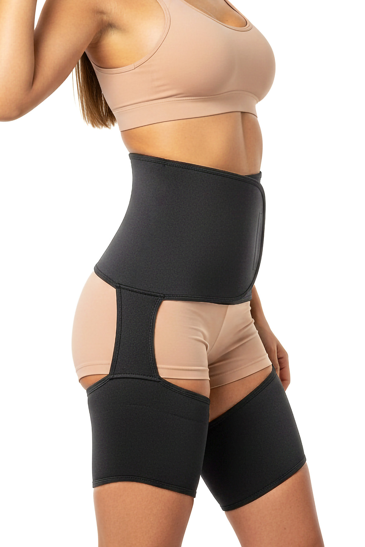modalarge Termal Bel ve Basen Korsesi Termal İçlik Terleten Korse Zayıflatan Korse Sauna Termal Bel Kemeri görsel 2