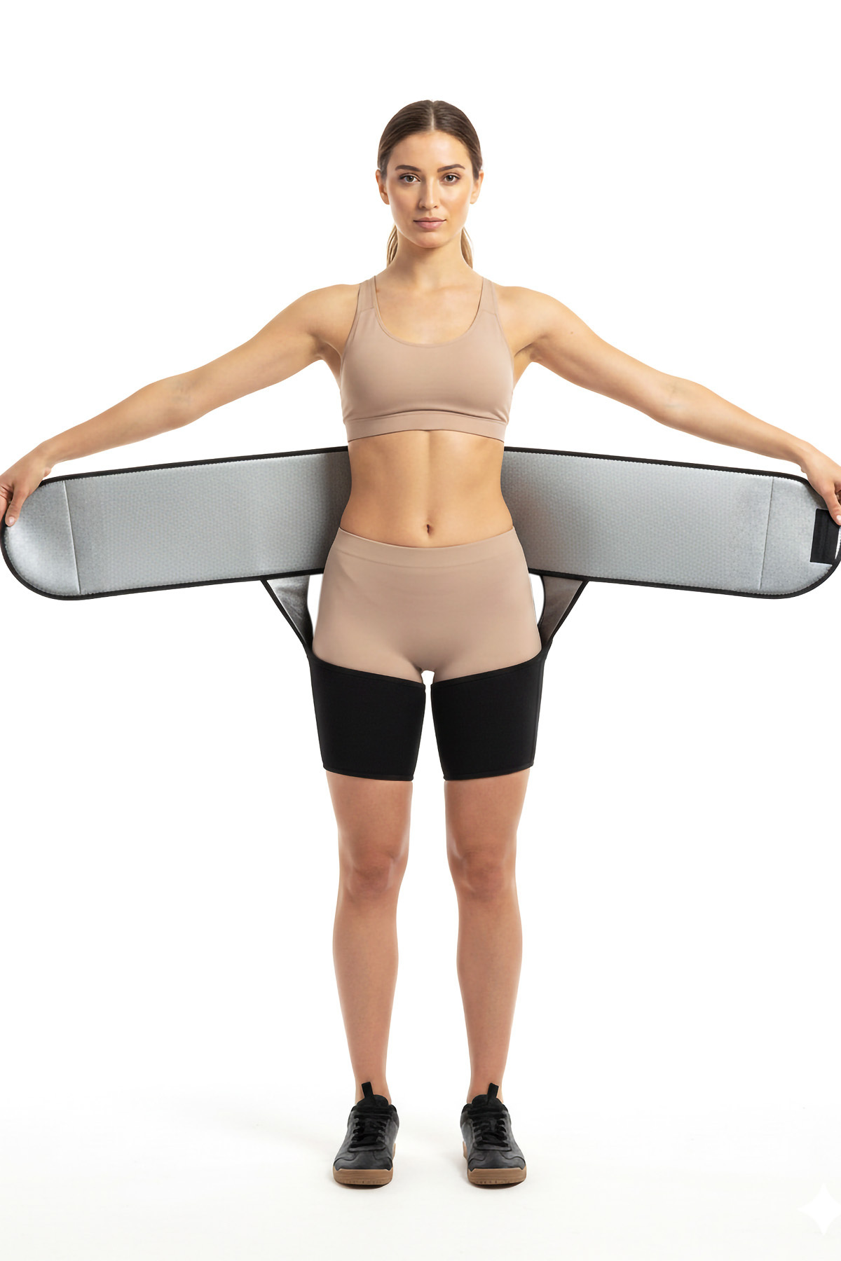 modalarge Termal Bel ve Basen Korsesi Termal İçlik Terleten Korse Zayıflatan Korse Sauna Termal Bel Kemeri görsel 8