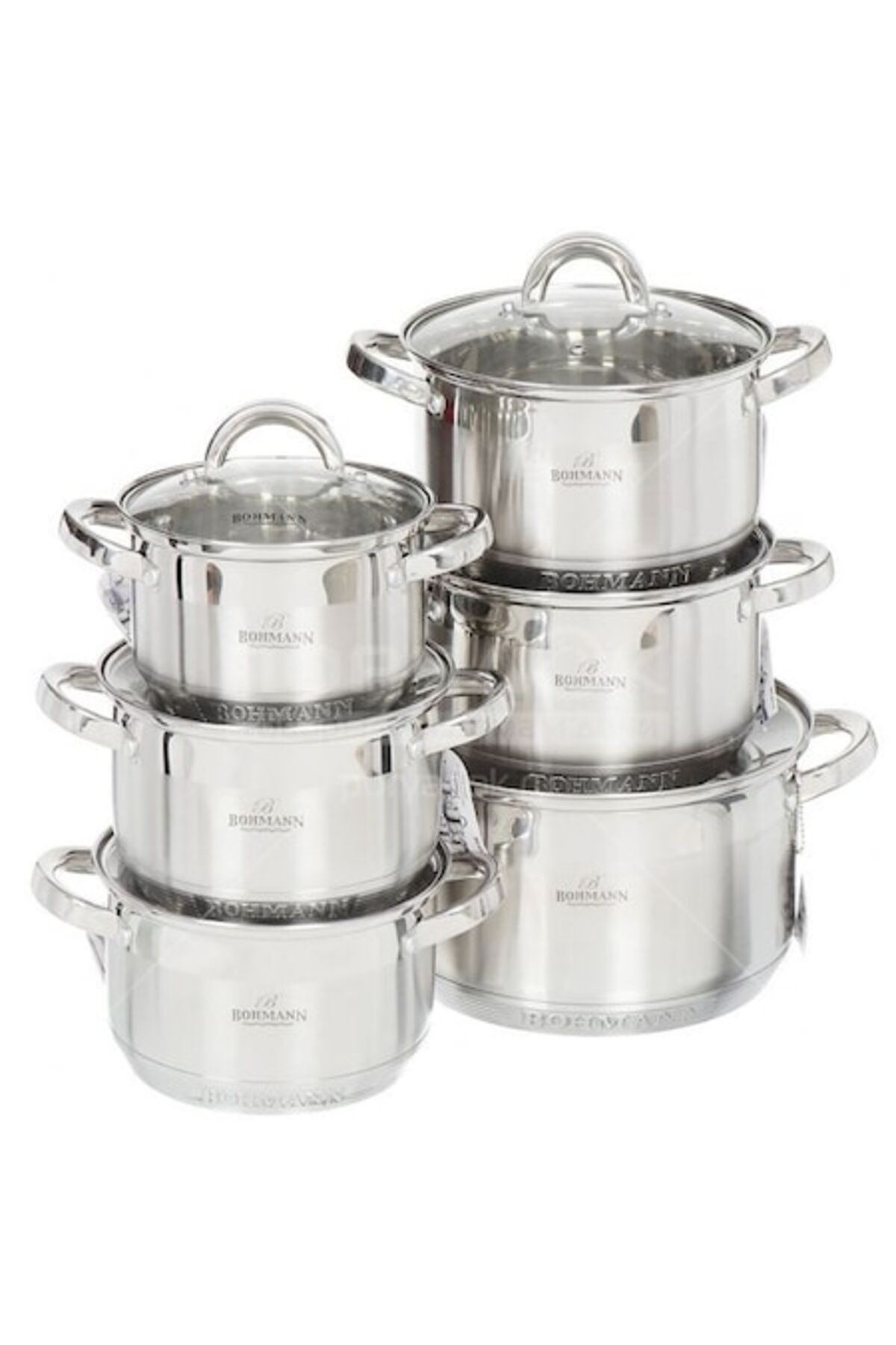 Bohmann Set oale inox 12 piese BH 0717N