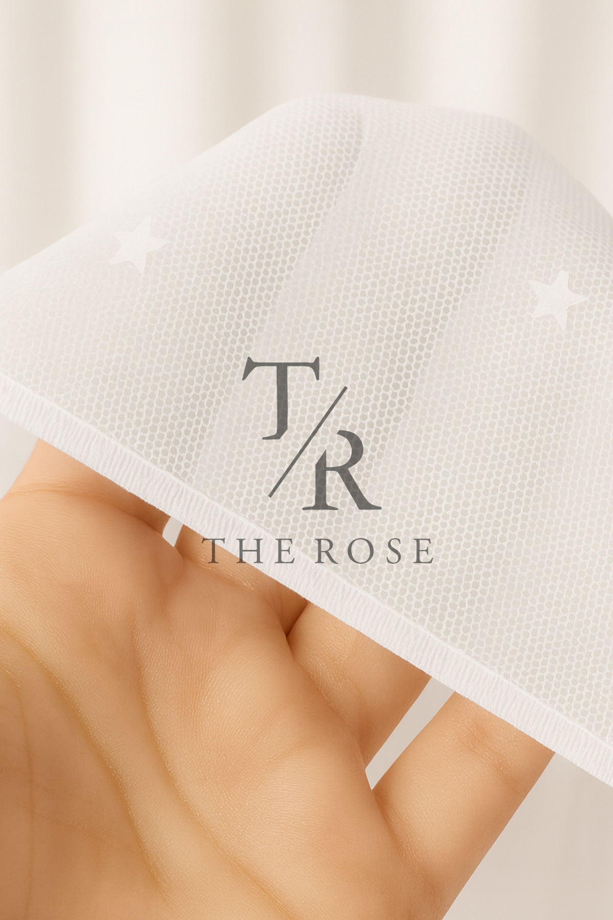 The Rose Beyaz Yıldızlı Tül Perde, Unısex Çocuk Odası, Sık Pile, Düz, Sade, Tül Perde, Kornişli, Beyaz fotoğrafı 6 (önizleme)