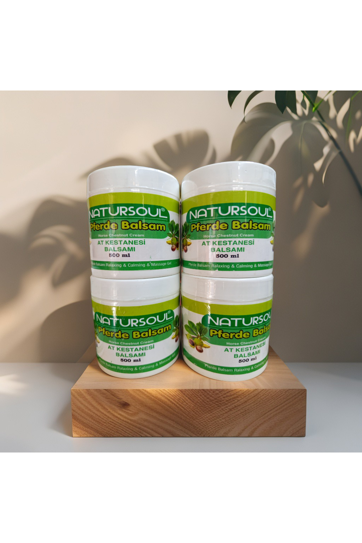 NATURSOUL At Kestanesi Balsamı 500 ml – Ağrı & Ödem Giderici Masaj Balsamı