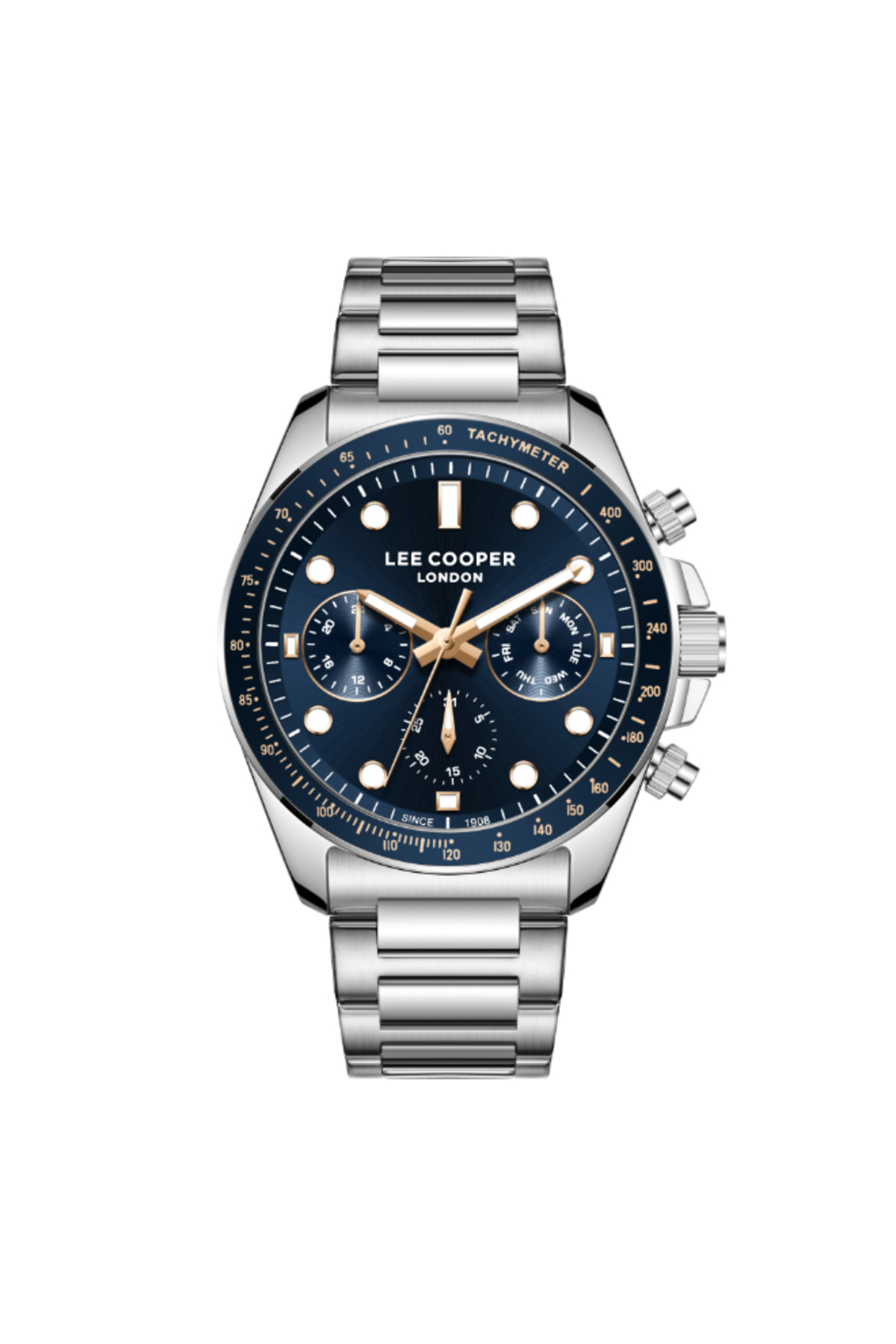 ساعت مچی مردانه چندکاره با صفحه خاکستری - LC08215.360