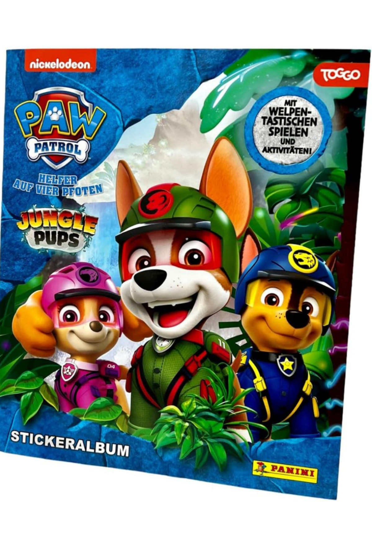 Next Plus Lisanslı Disney Panini Paw Patrol Jungle Pups Sticker Album+Box of 36 (180 Çıkartma) fotoğrafı 2 (önizleme)