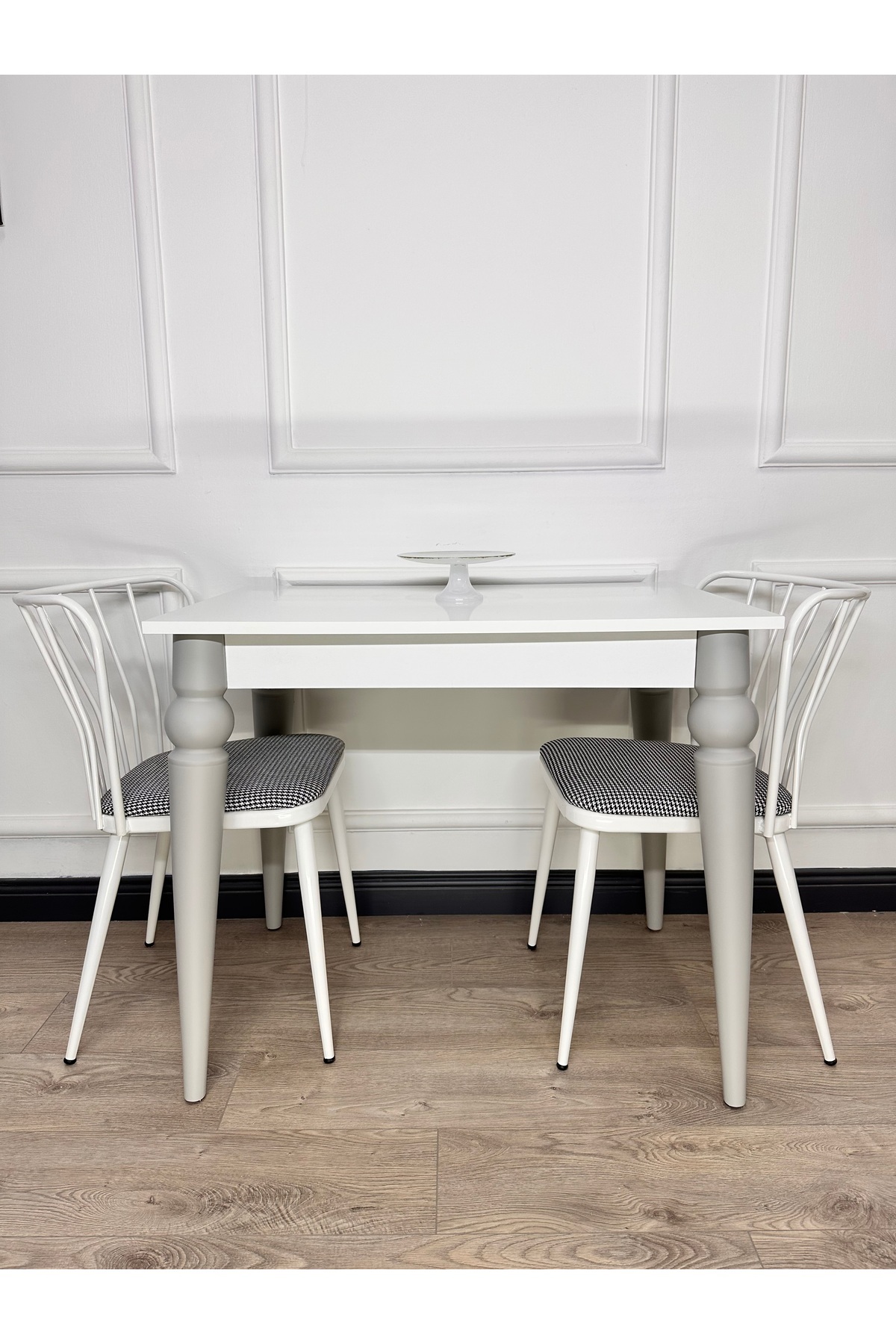 ECCES BB 60 x 90 Mutfak Masası MDF Küçük Mutfak Masası Çalışma Masası Balkon Masası Sabit Masa