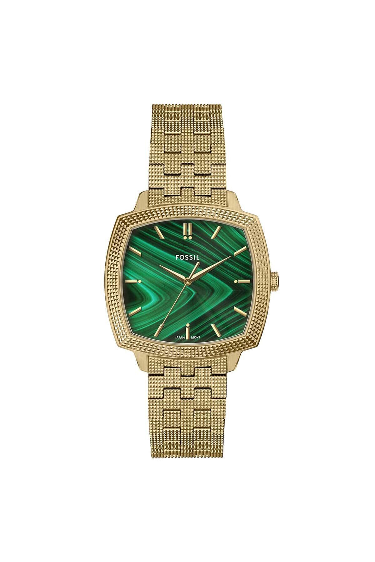 فسیل FLE1217 Nick Jonas x Machine Luxe Malachite Wristwatch