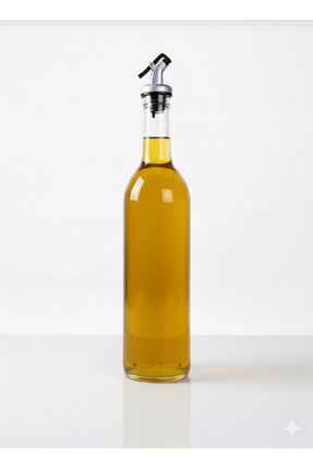 BÜYÜLÜ HOME 750 ml Şık Tasarım Cam Şişe - Zeytinyağlık ve Sirkelik Şarap şişesi