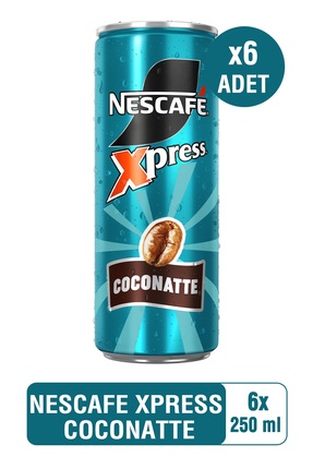 Nescafe NESCAFÉ Xpress Coconatte Soğuk Kahve 250 Ml x6