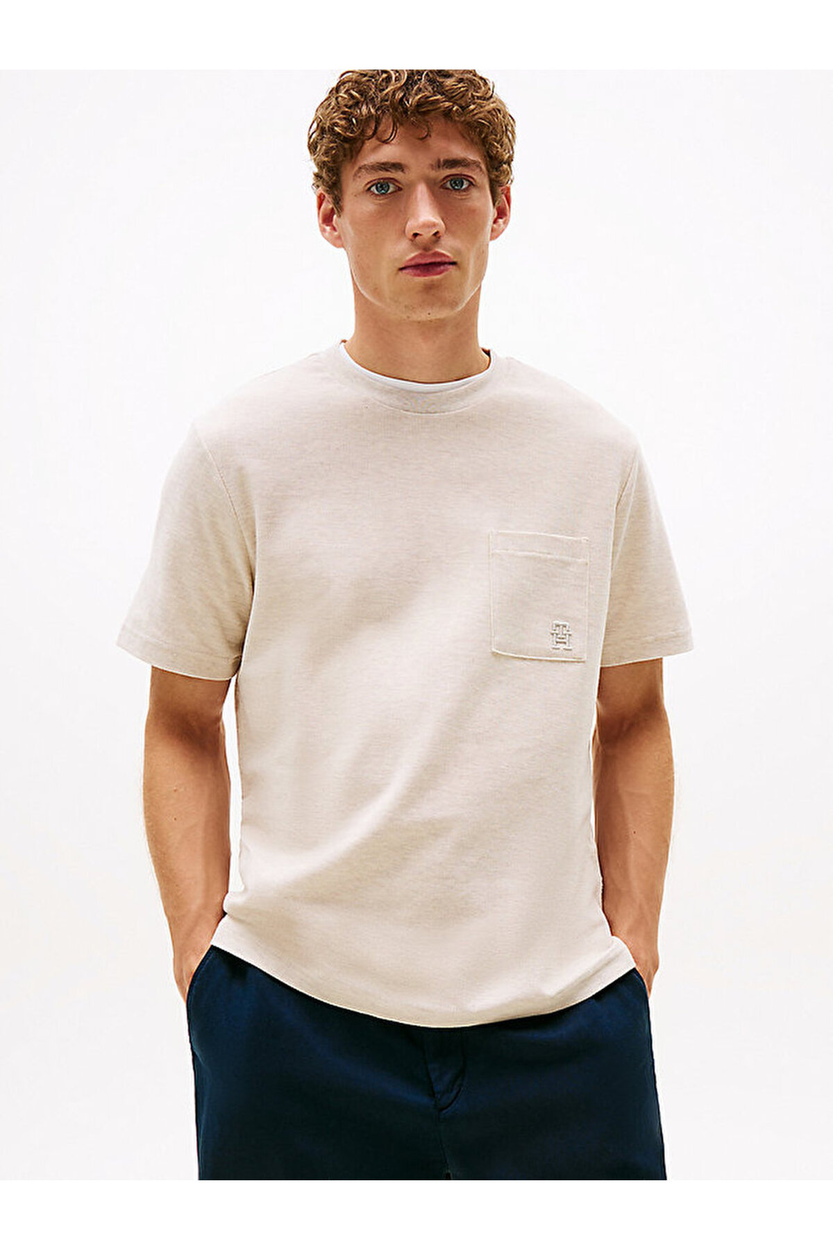 تامی هیلفیگر تی‌شرت طرح مونوگرام مردانه