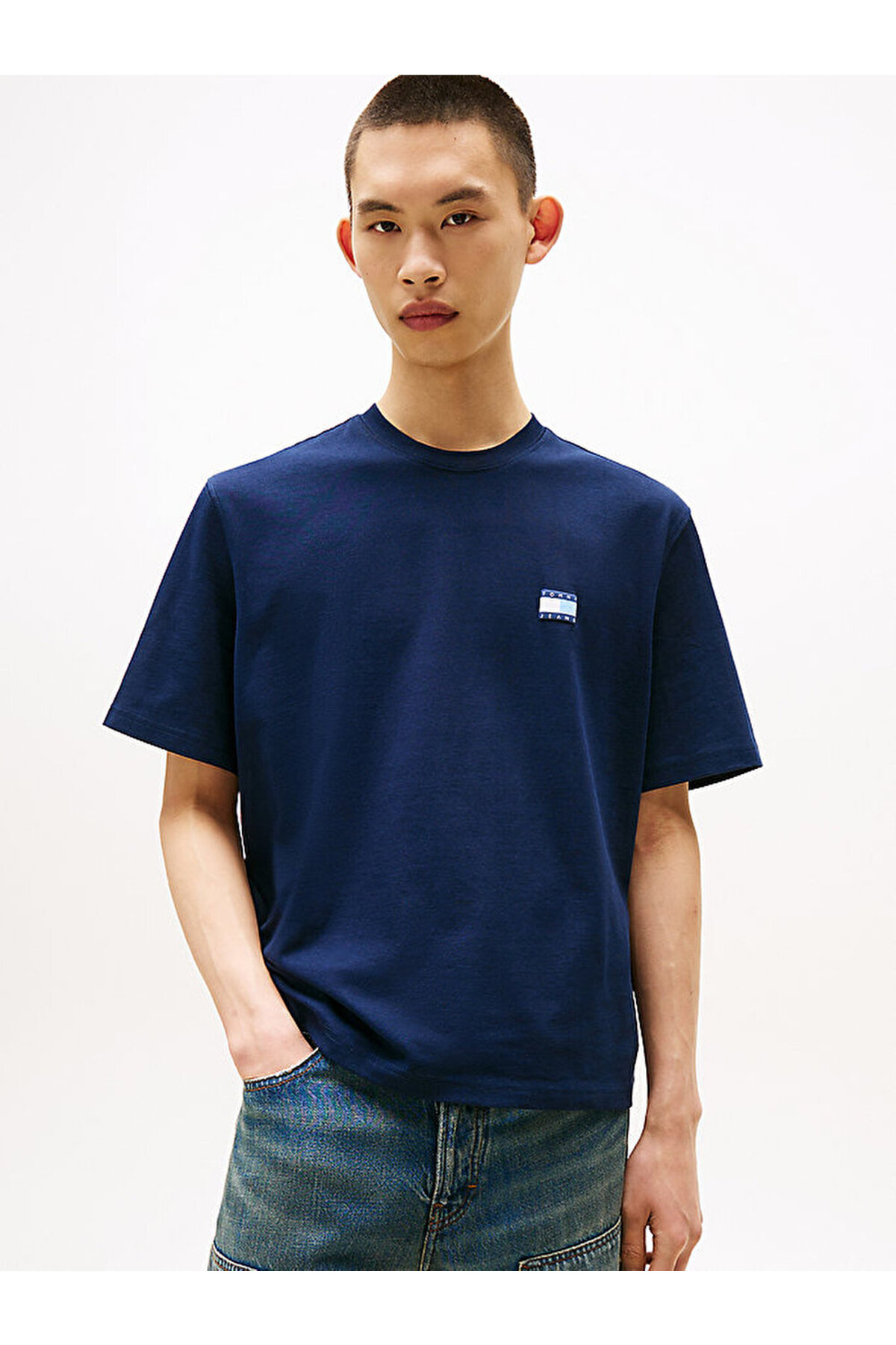 تامی هیلفیگر تی شرت مردانه طرح tjm مدل 90s pop col