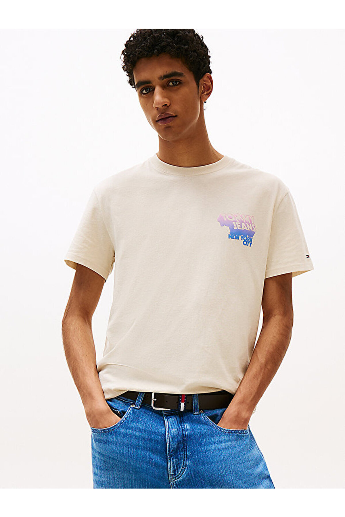 تامی هیلفیگر تی شرت مردانه طرح tjm کد 1001