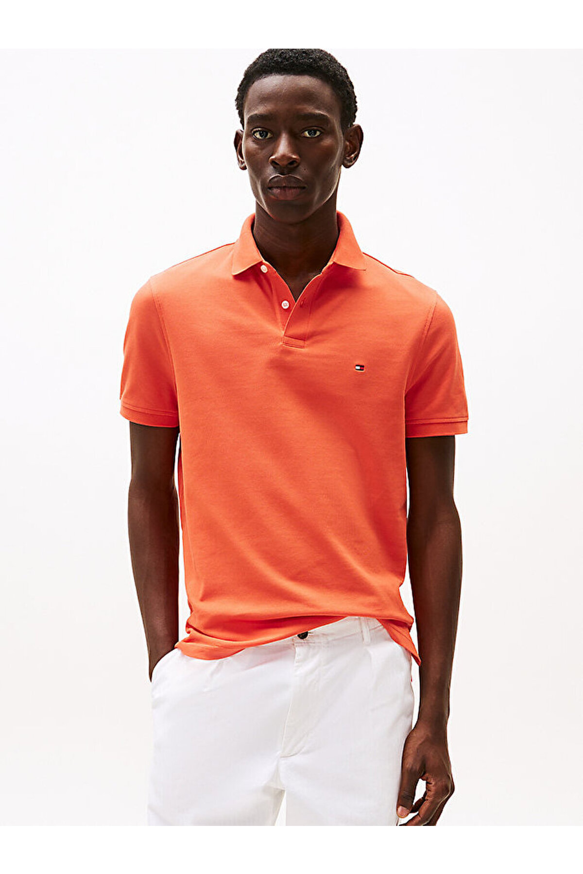 تامی هیلفیگر تی‌شرت پولو مردانه معمولی مدل ۱۹۸۵