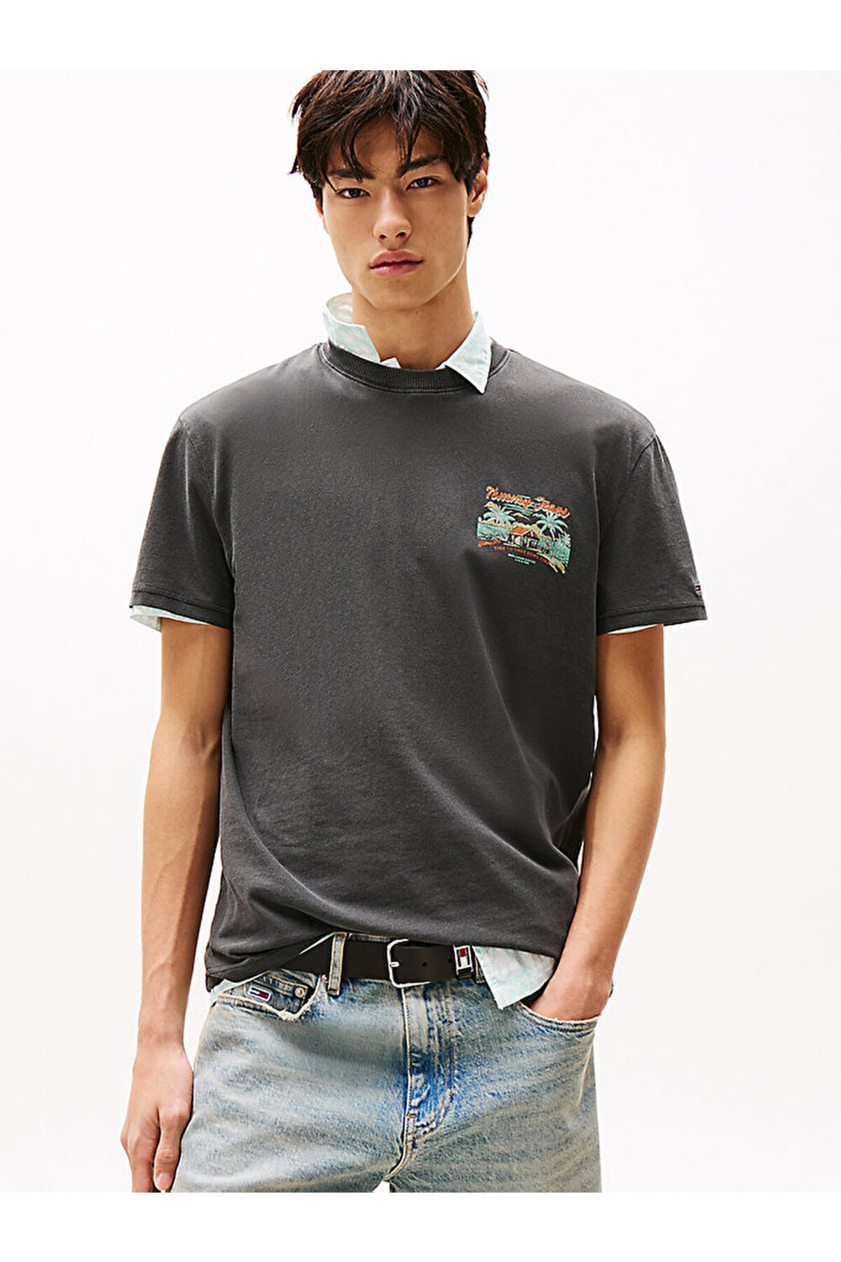 تامی هیلفیگر تی شرت مردانه طرح کابانا کد tjm