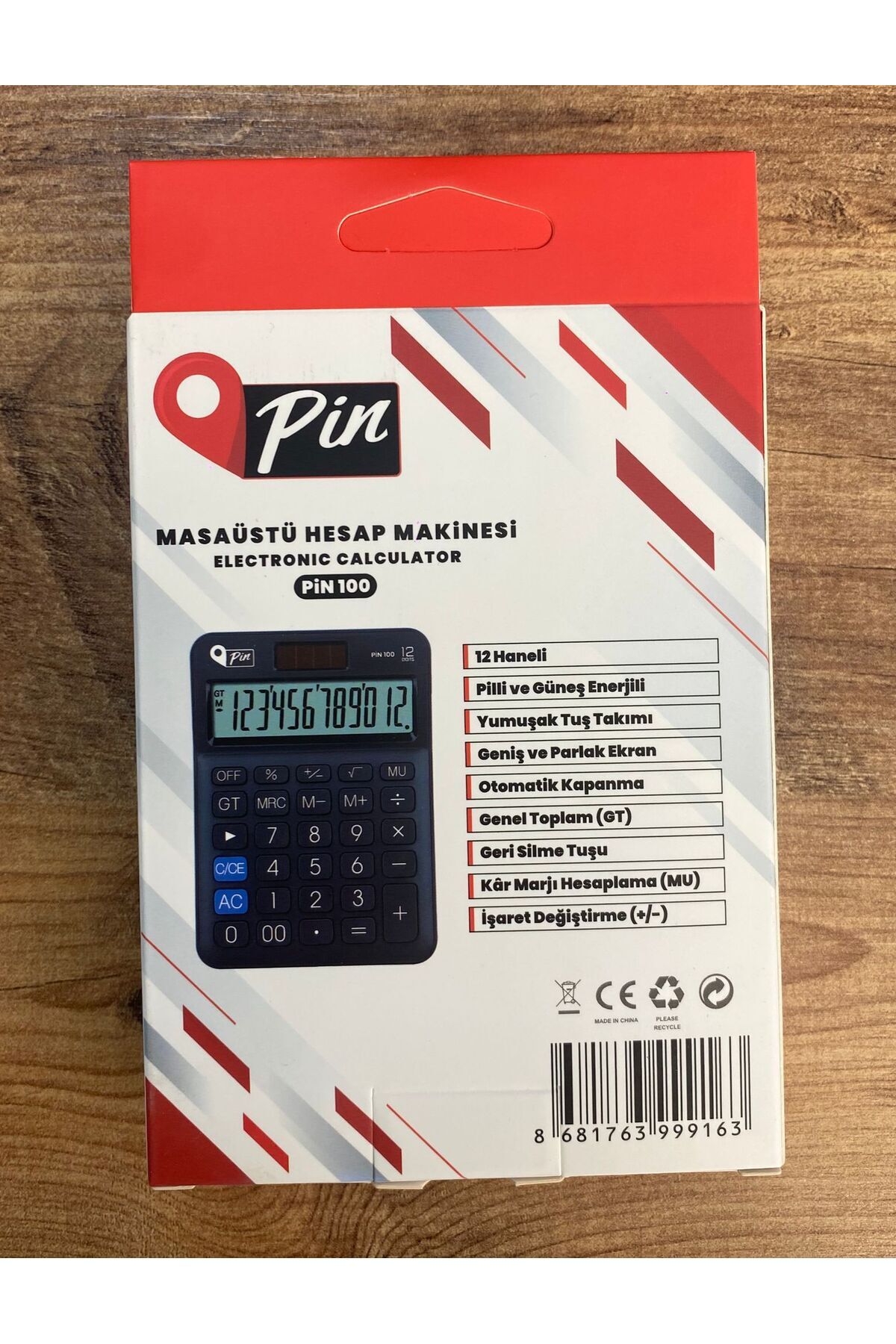 Pin MASAÜSTÜ HESAP MAKİNESİ
