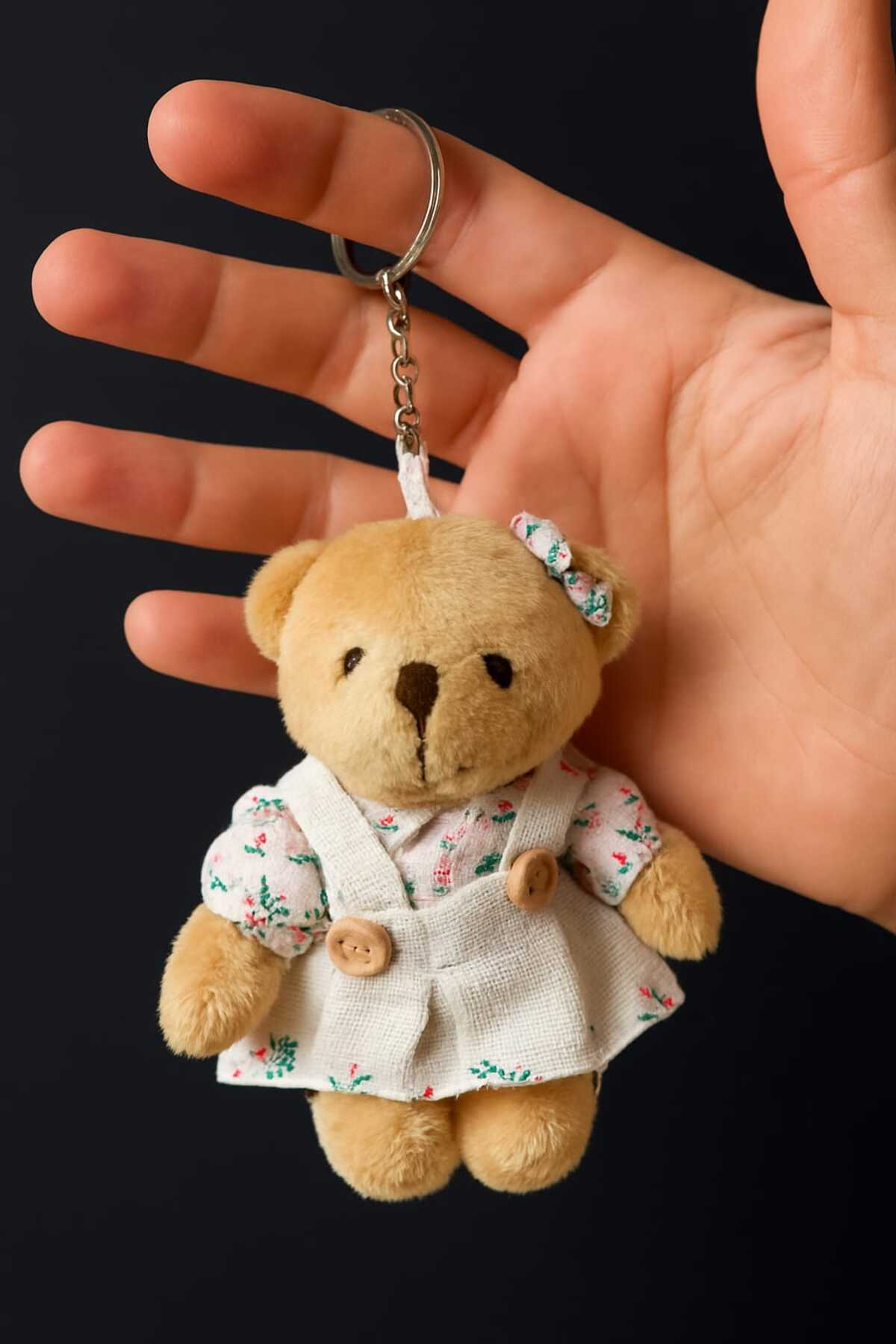 KAYLANIN DÜNYASI Peluş Ayıcık Anahtarlık Çanta Süsü – Sevimli Hediyelik, Doğum Günü Hediyesi, Yılbaşı Hediyesi fotoğrafı 2 (önizleme)