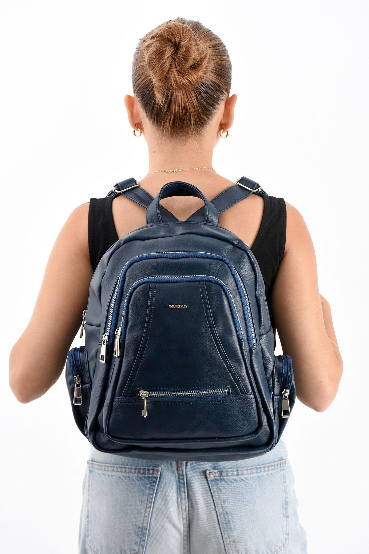  کوله پشتی زنانه چند قسمتی مگا پولو لیسبون/چرم نرم