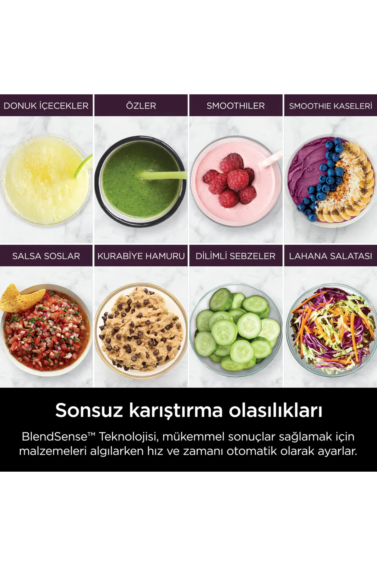 NINJA Ultra Güçlü Çok Fonksiyonlu Power Blender ve Mutfak Robotu