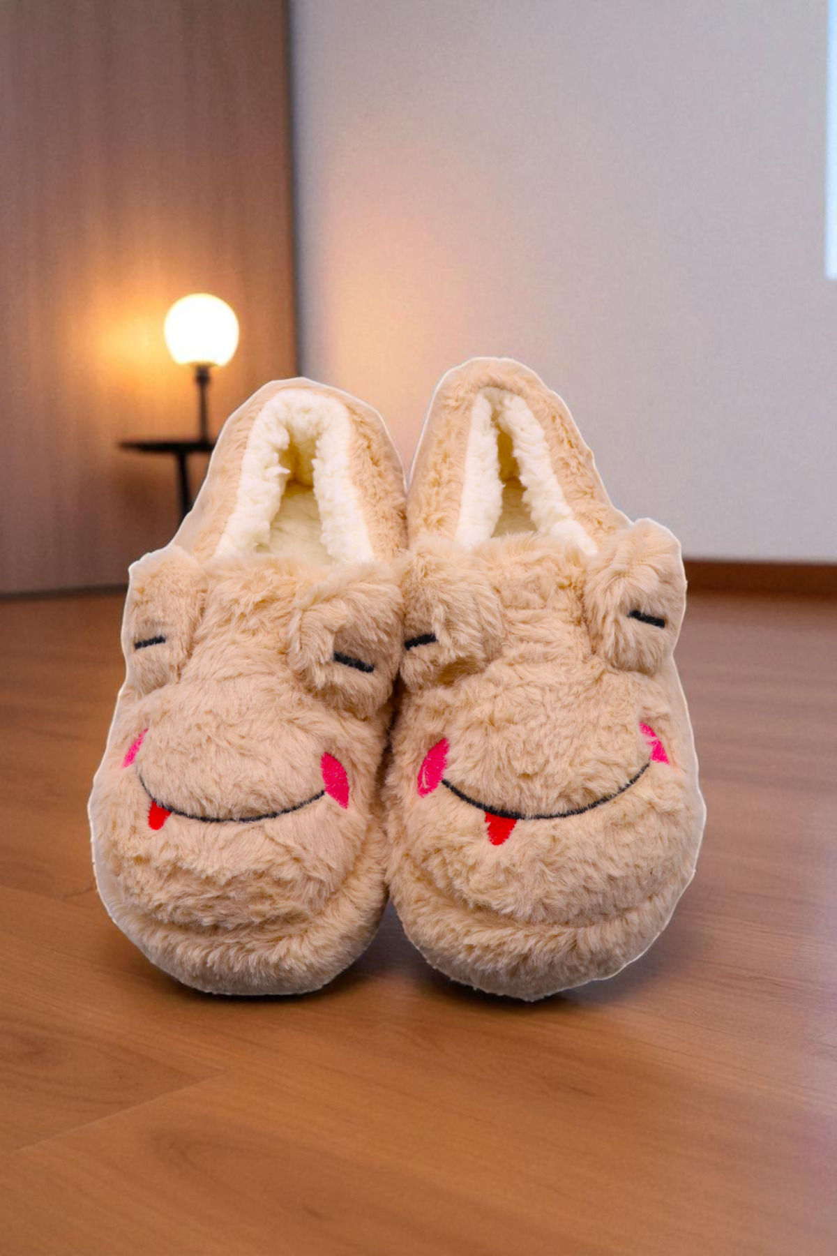 HFKY Unisex Kurbağa Model Panduf. İçi Tüylü Panduf. görsel 2